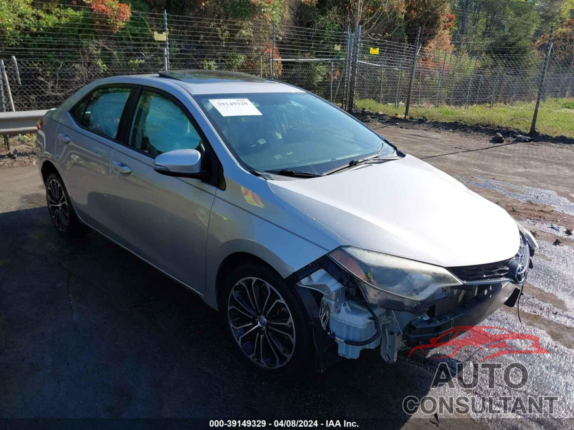 TOYOTA COROLLA 2016 - 2T1BURHE1GC483208