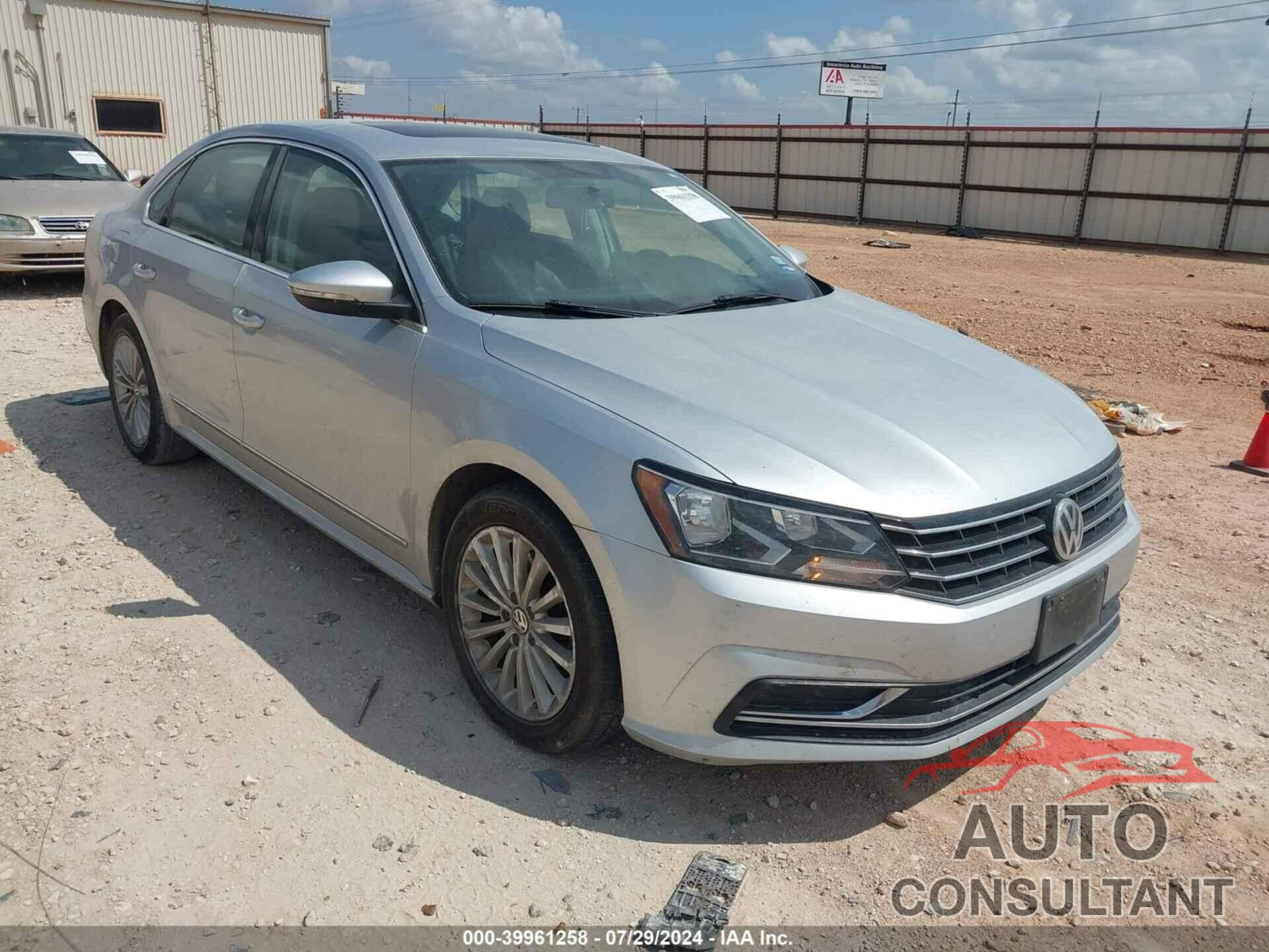 VOLKSWAGEN PASSAT 2016 - 1VWBT7A39GC059958