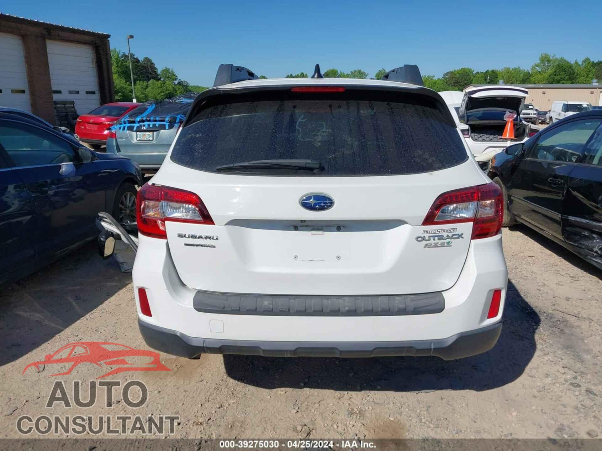 SUBARU OUTBACK 2016 - 4S4BSALC8G3240464