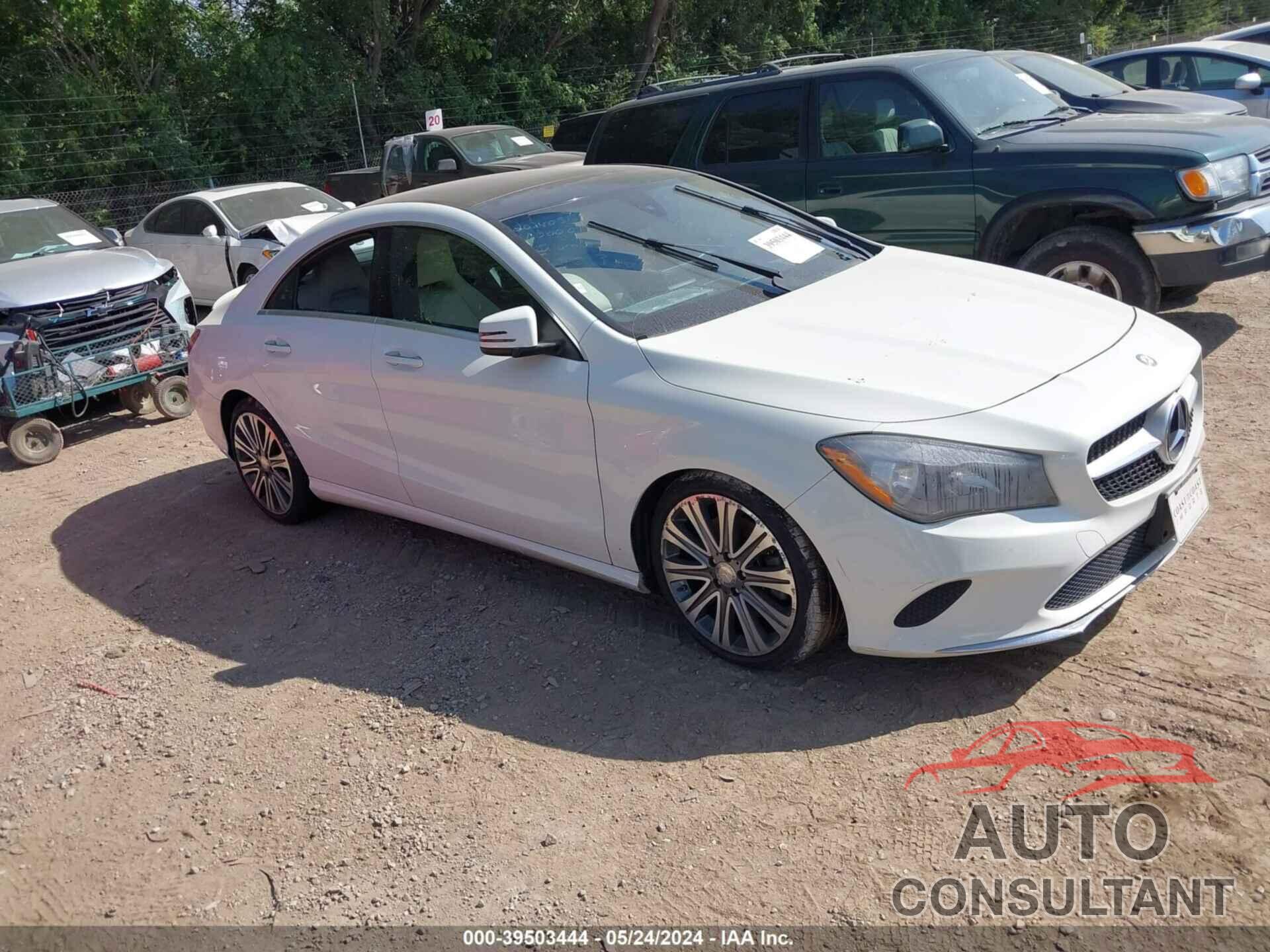 MERCEDES-BENZ CLA 250 2018 - WDDSJ4GBXJN501332