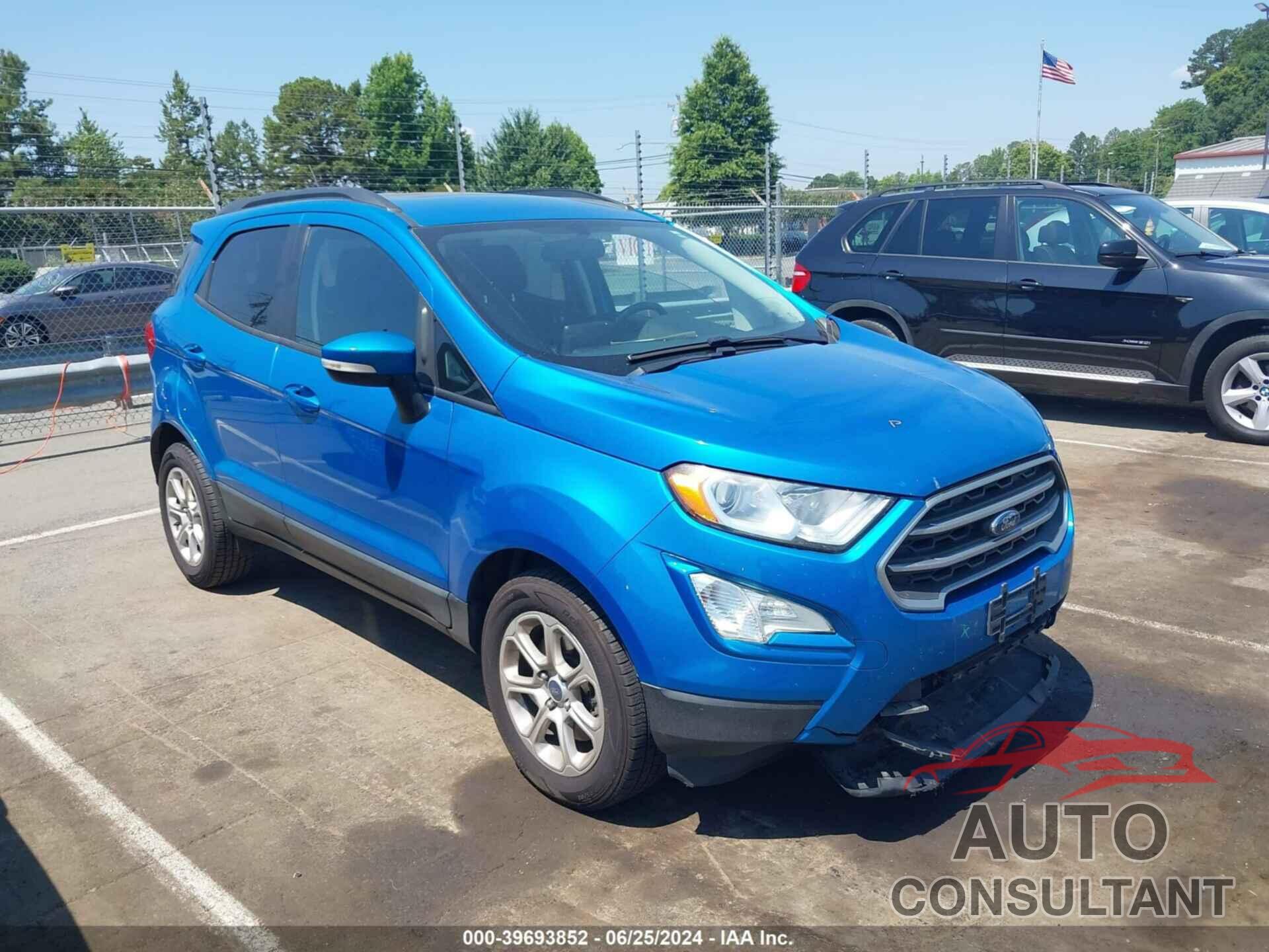 FORD ECOSPORT 2018 - MAJ3P1TE8JC190349