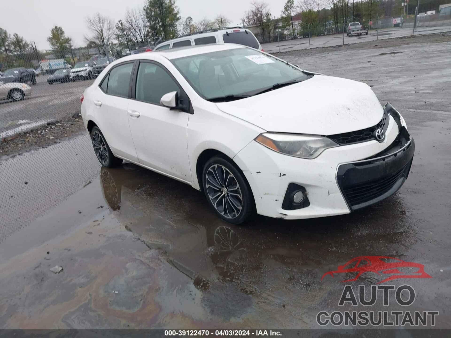 TOYOTA COROLLA 2016 - 2T1BURHE8GC612741