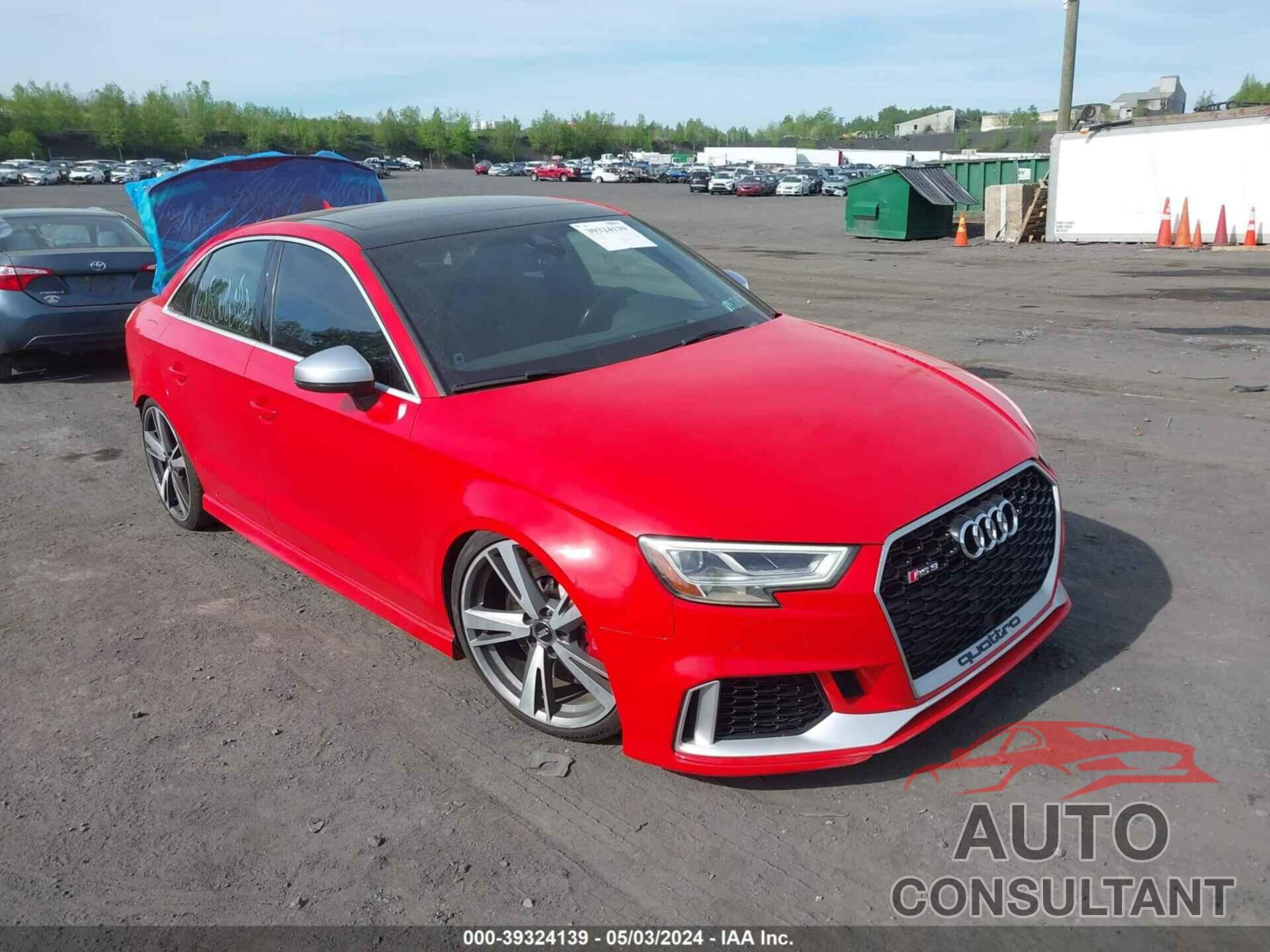 AUDI RS 3 2018 - WUABWGFFXJ1900737