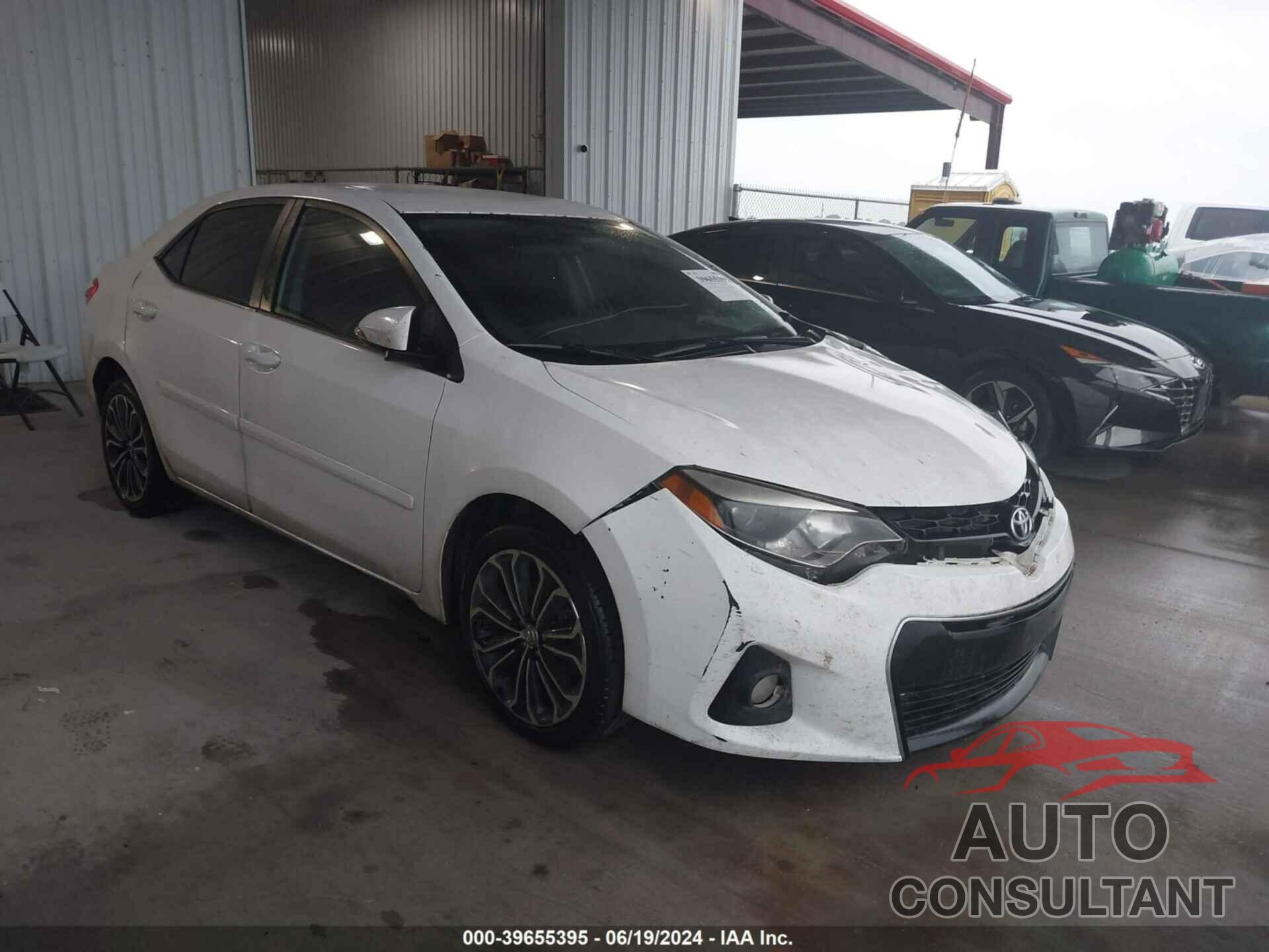 TOYOTA COROLLA 2016 - 5YFBURHE7GP391911