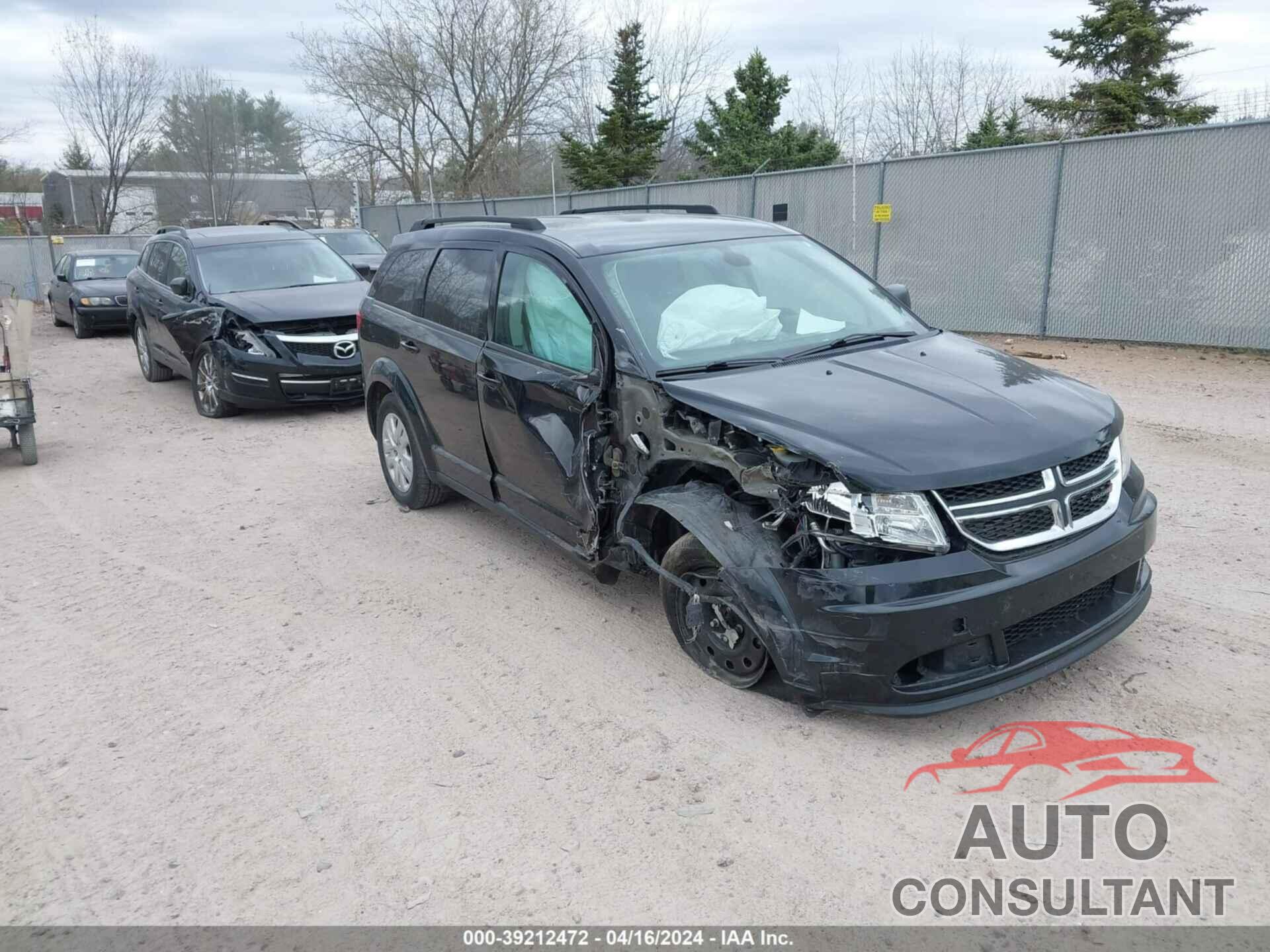DODGE JOURNEY 2019 - 3C4PDCAB3KT738207
