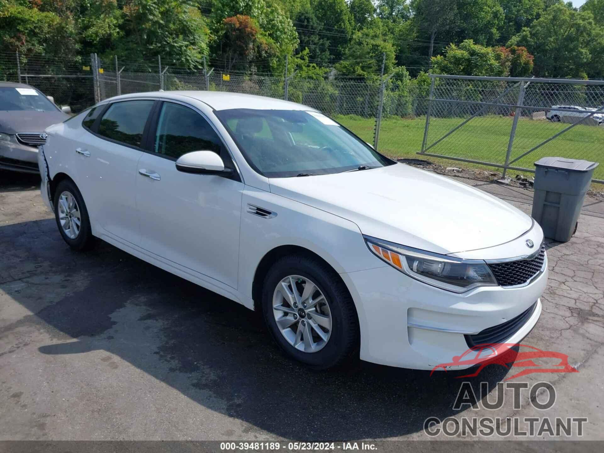 KIA OPTIMA 2018 - 5XXGT4L30JG192815