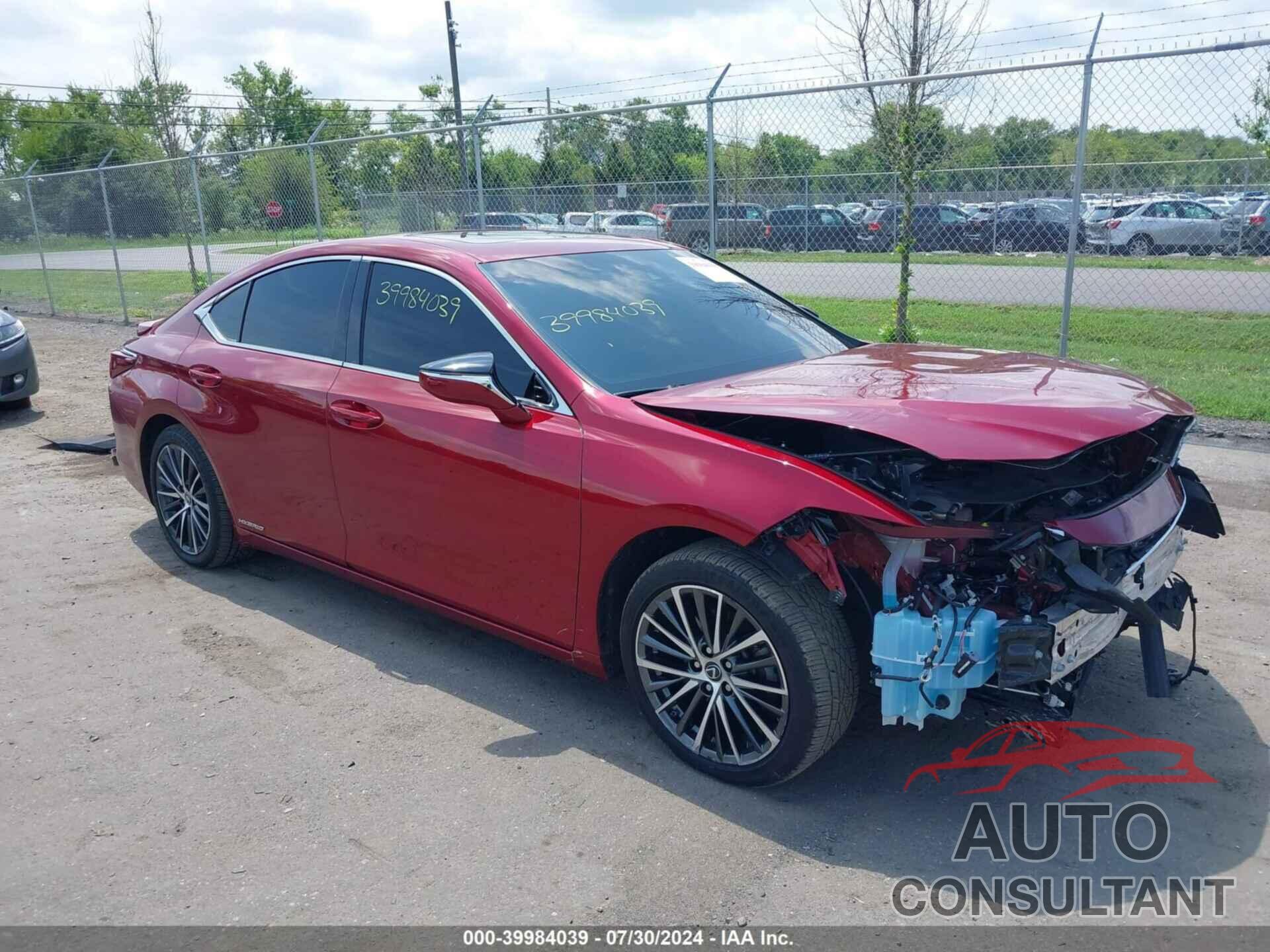 LEXUS ES 300H 2022 - 58ADA1C15NU020189