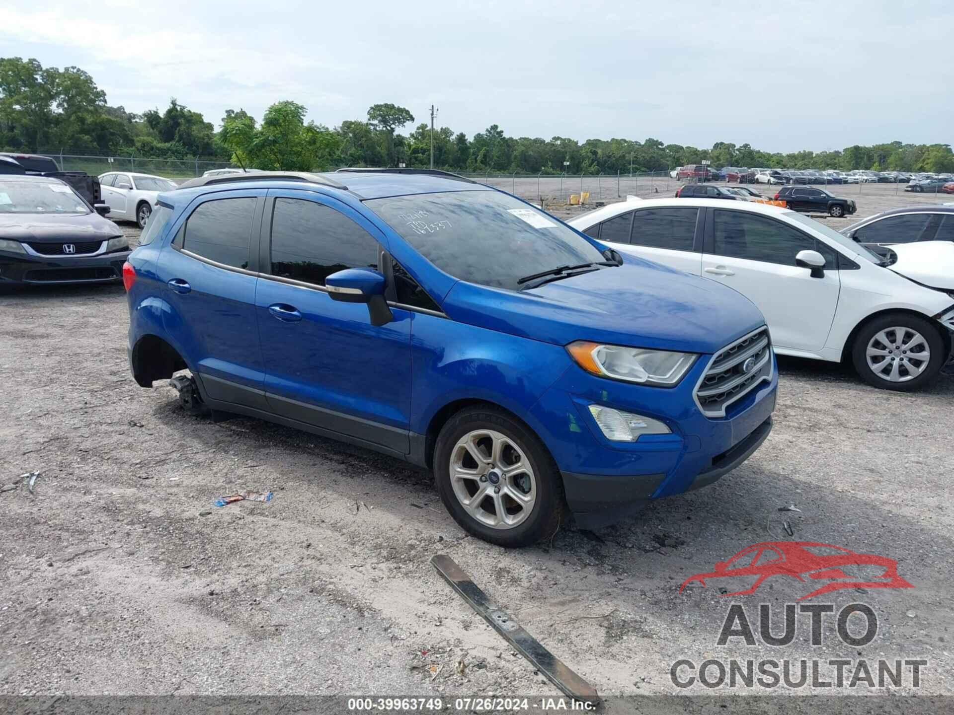 FORD ECOSPORT 2018 - MAJ3P1TE1JC243831