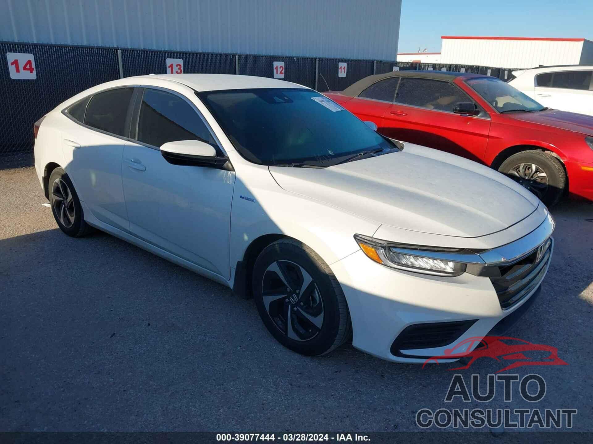 HONDA INSIGHT 2021 - 19XZE4F56ME001637