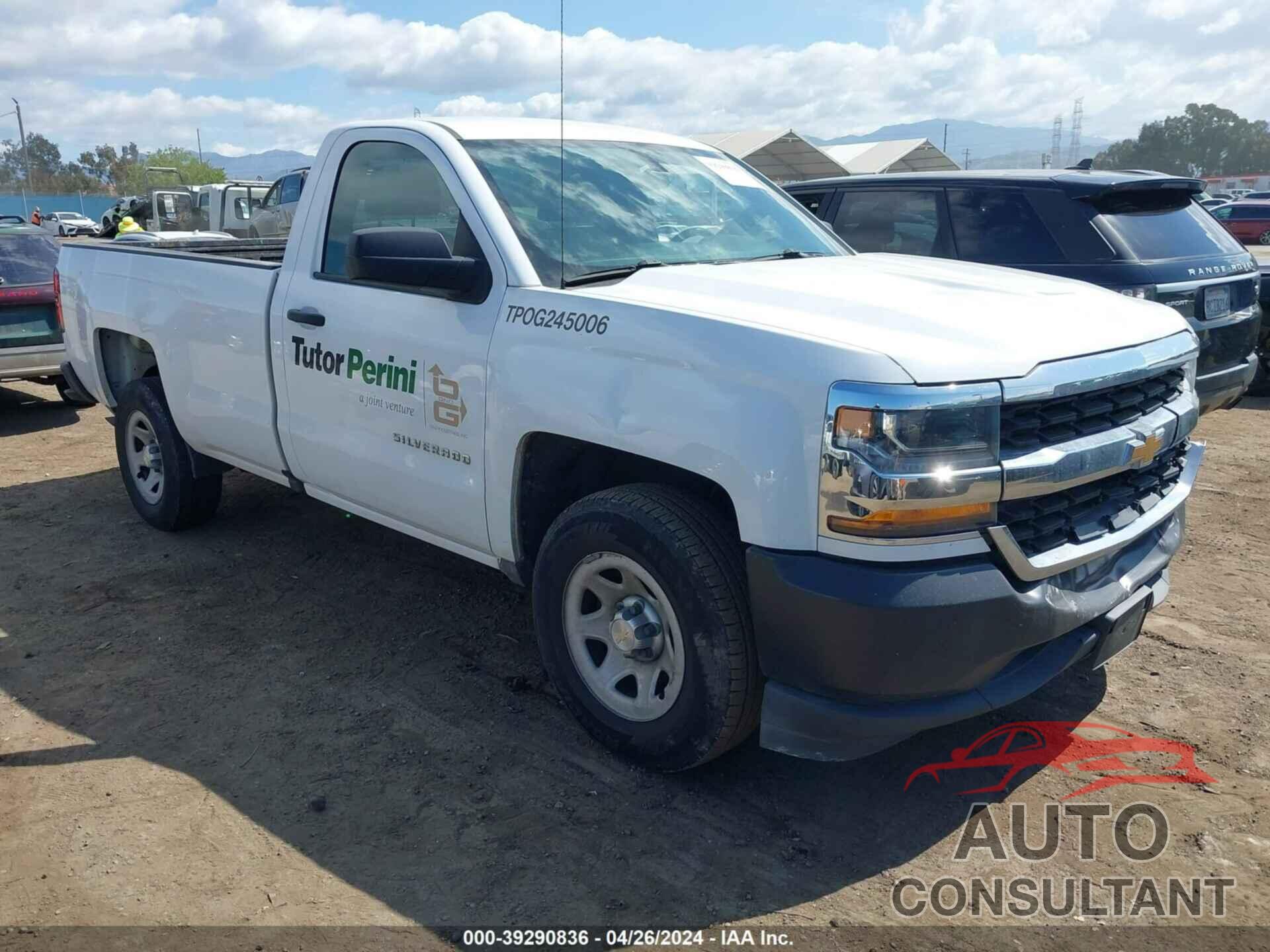 CHEVROLET SILVERADO 1500 2018 - 1GCNCNEC9JZ104948
