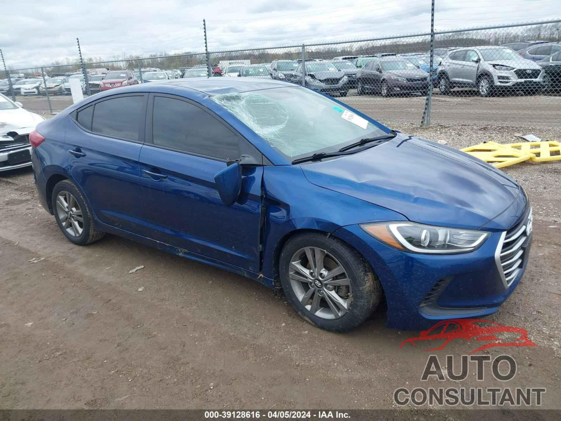 HYUNDAI ELANTRA 2017 - 5NPD84LF3HH028598