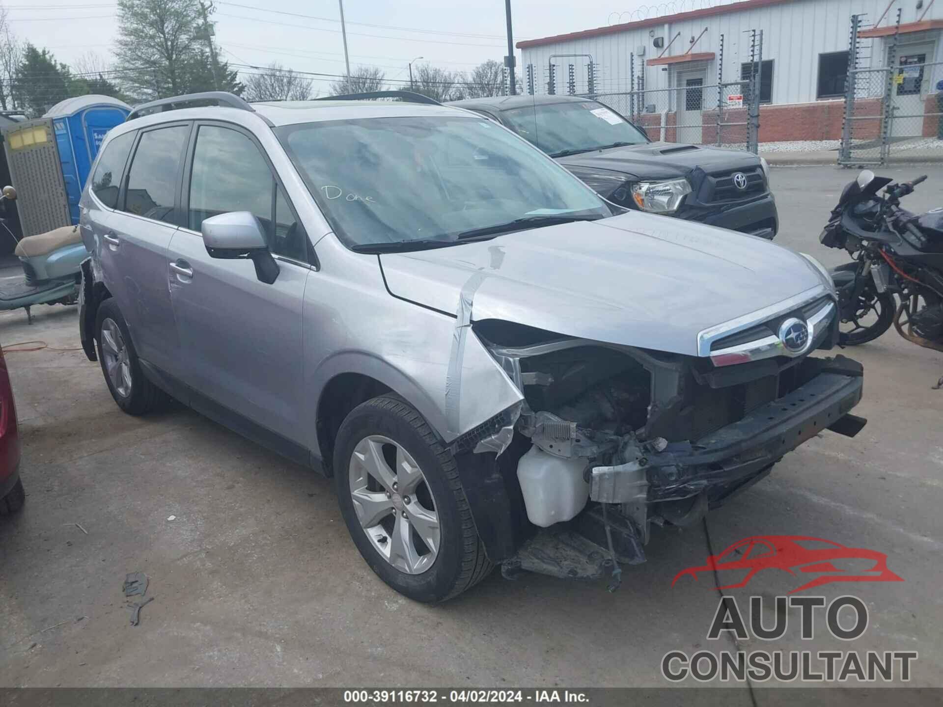 SUBARU FORESTER 2016 - JF2SJARC1GH526868