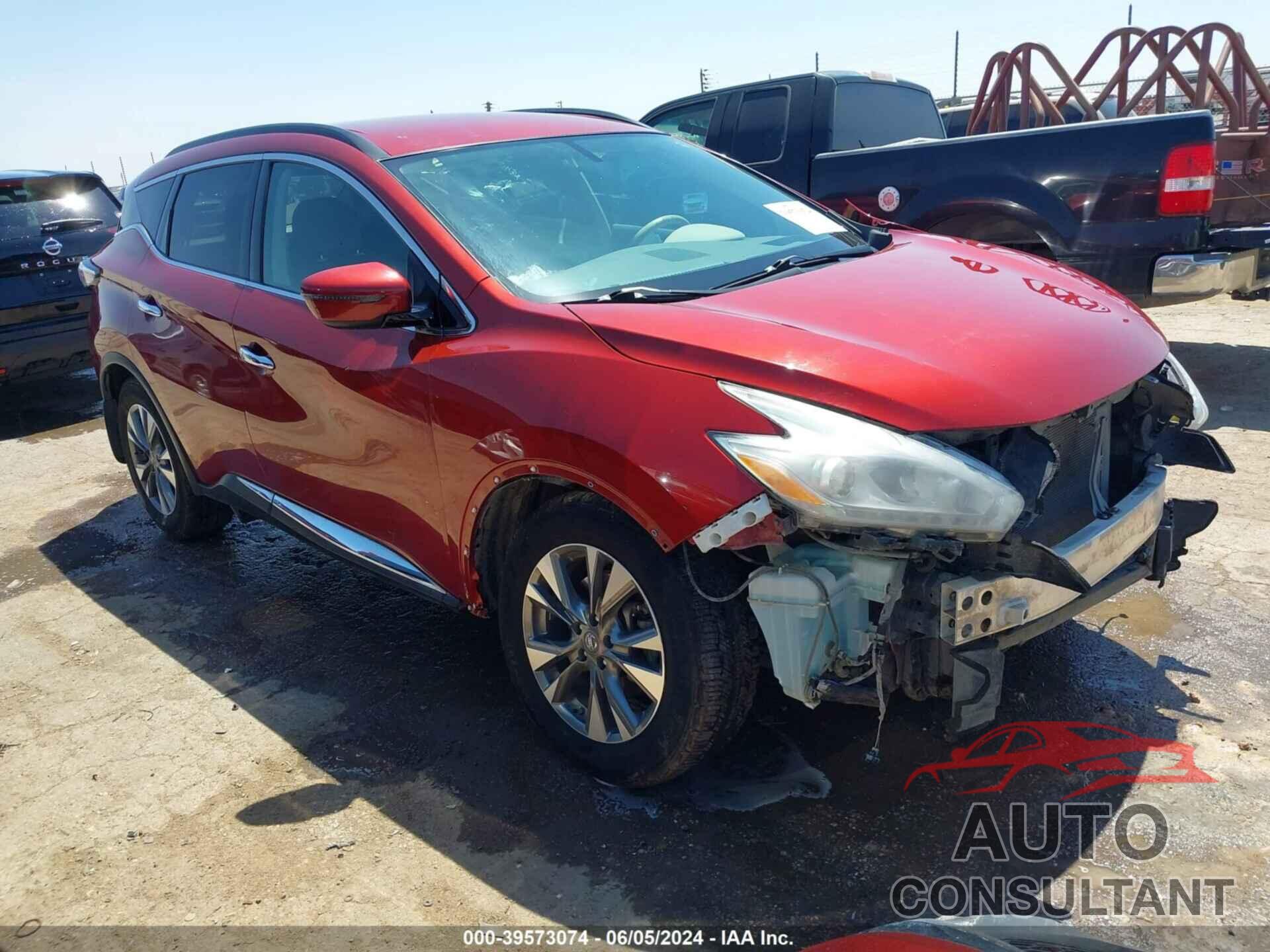 NISSAN MURANO 2017 - 5N1AZ2MG8HN136917