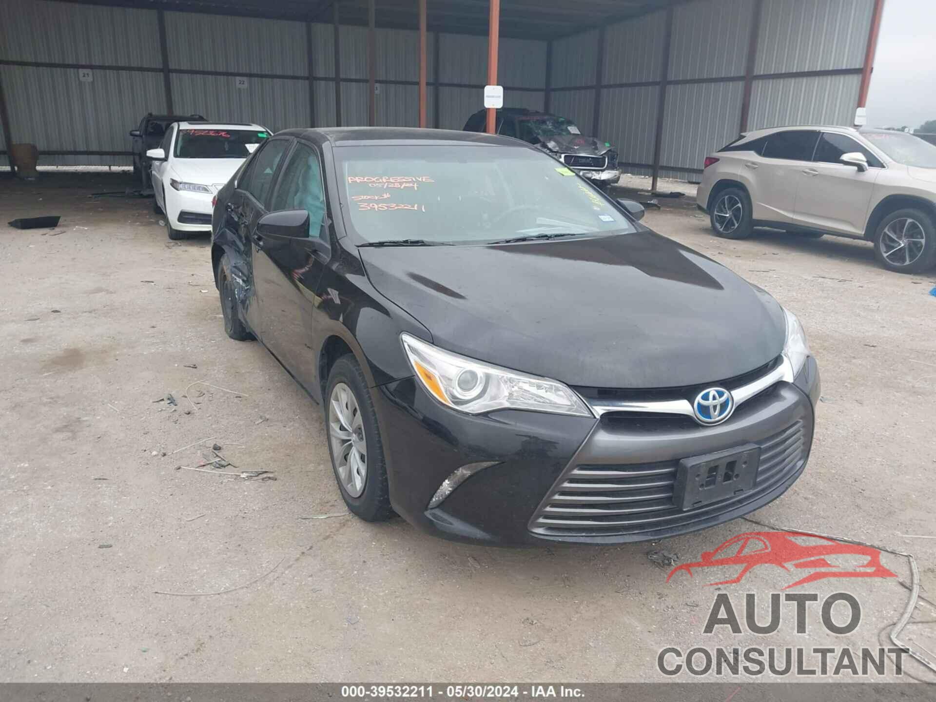 TOYOTA CAMRY 2017 - 4T1BF1FK6HU381004