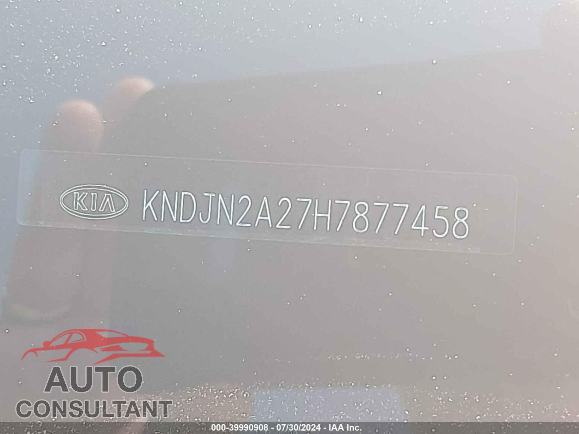 KIA SOUL 2017 - KNDJN2A27H7877458