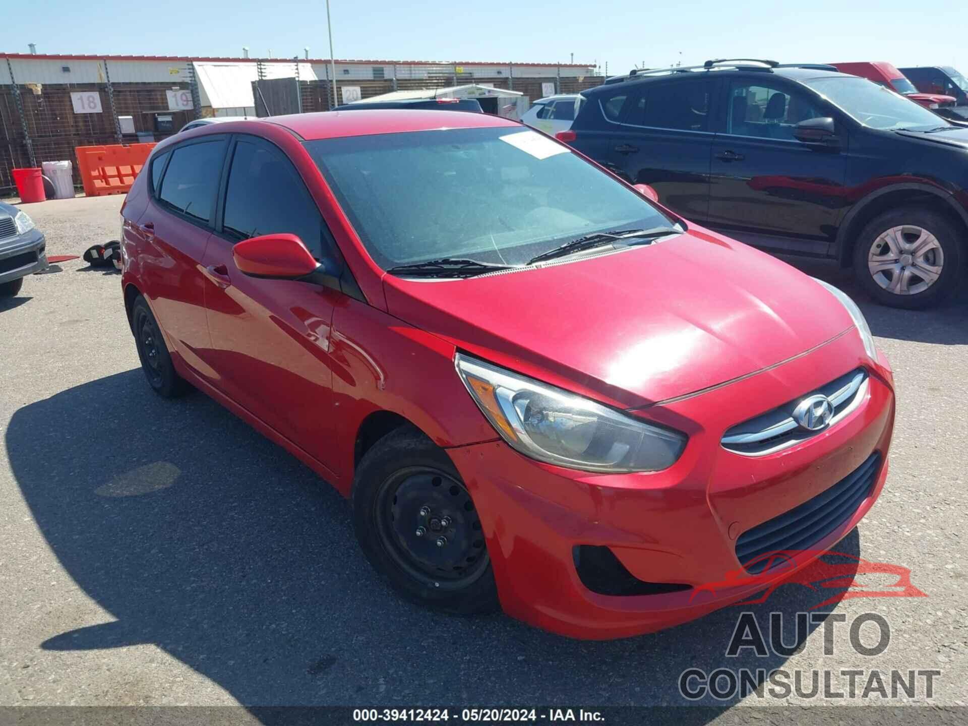 HYUNDAI ACCENT 2017 - KMHCT5AE5HU348338