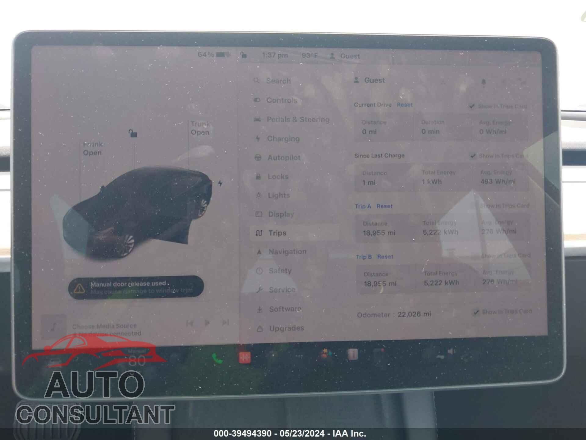 TESLA MODEL 3 2023 - 5YJ3E1EA6PF437888