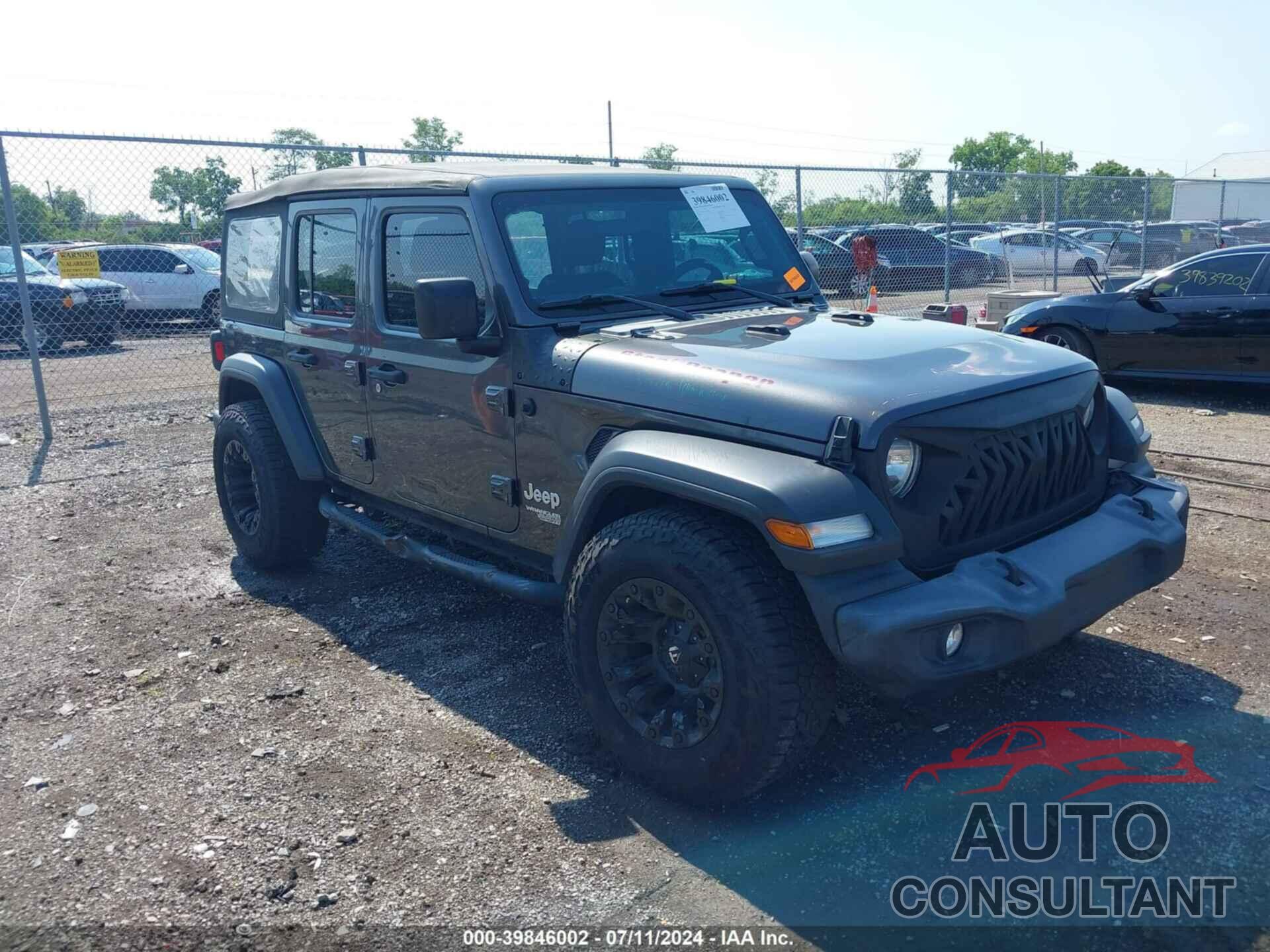 JEEP WRANGLER UNLIMITED 2018 - 1C4HJXDN5JW190438