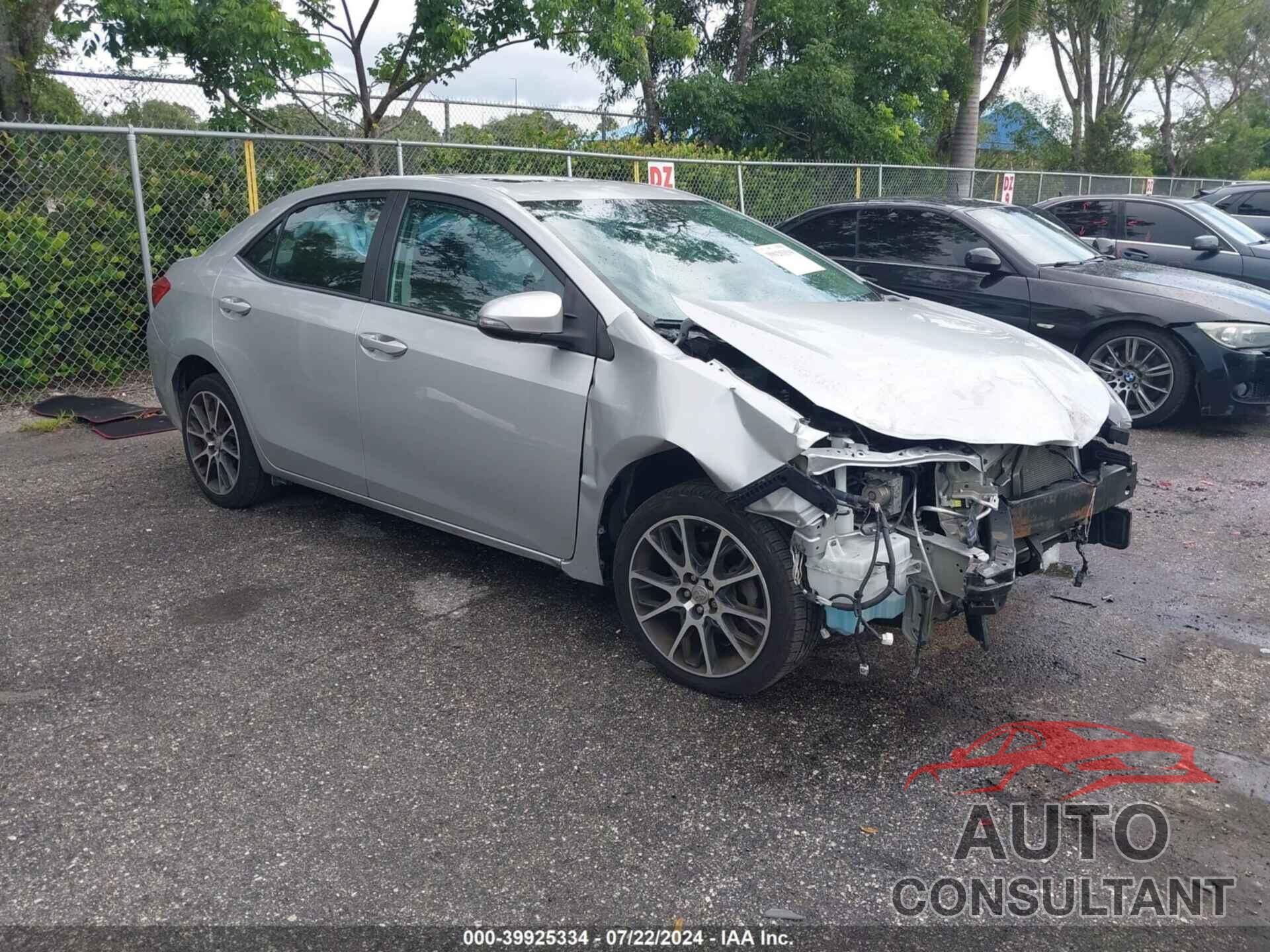 TOYOTA COROLLA 2017 - 5YFBURHE9HP584174