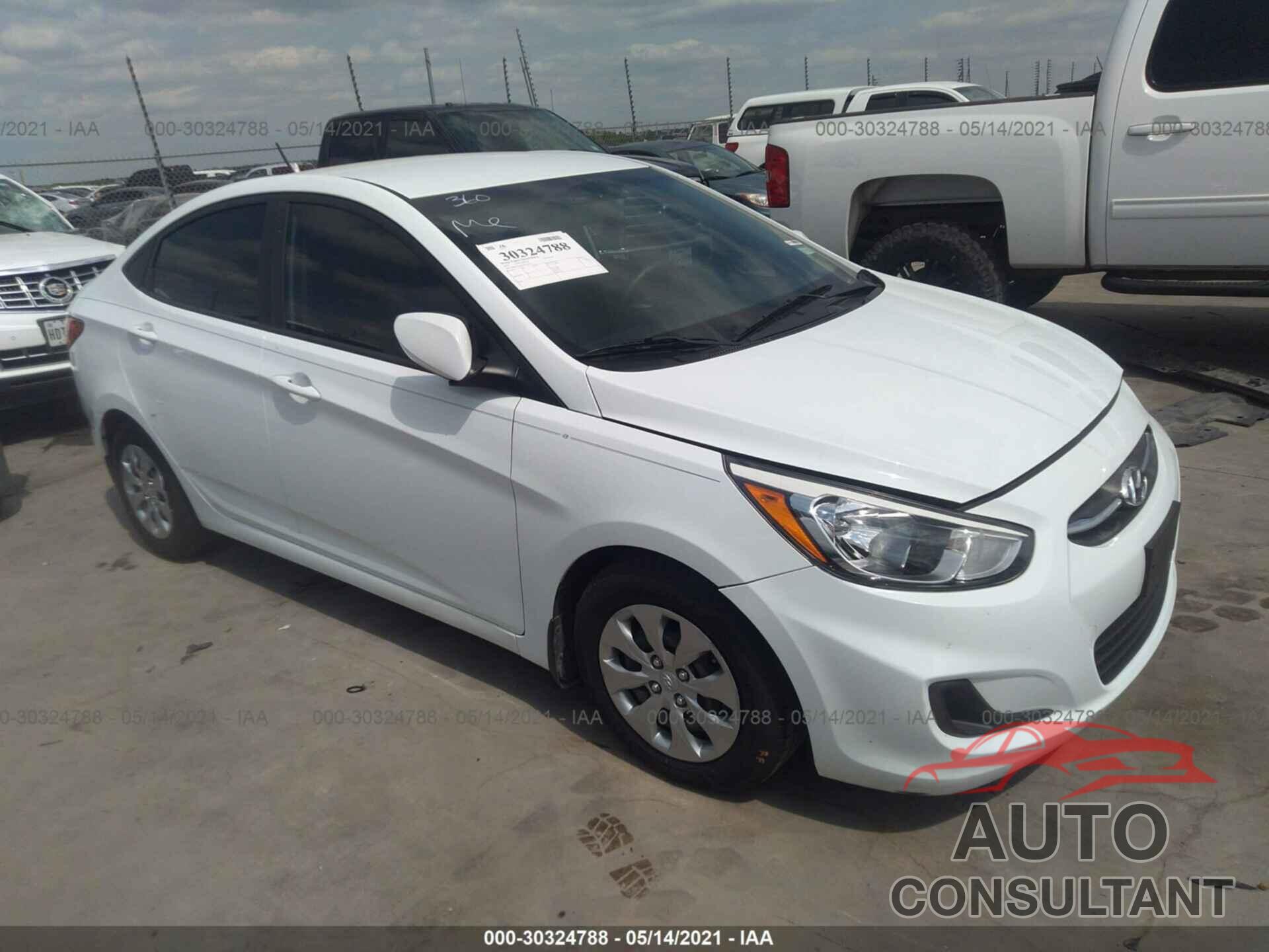 HYUNDAI ACCENT 2017 - KMHCT4AE1HU345947
