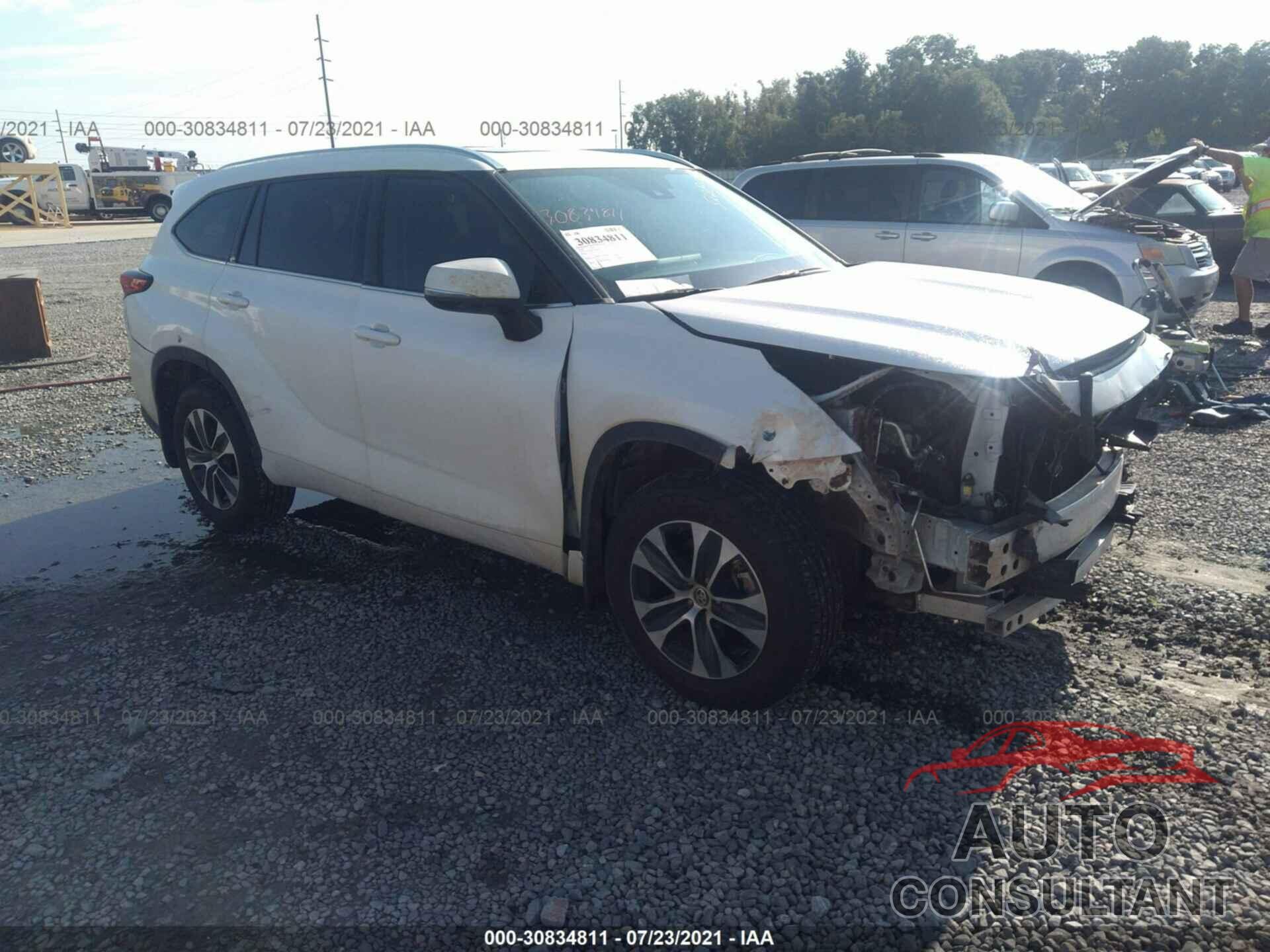 TOYOTA HIGHLANDER 2020 - 5TDGZRBH9LS042096