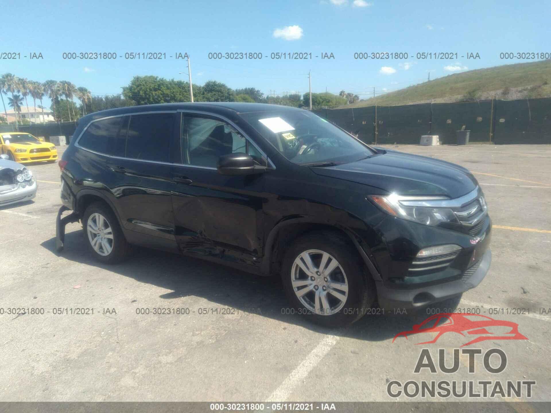 HONDA PILOT 2016 - 5FNYF5H13GB046607