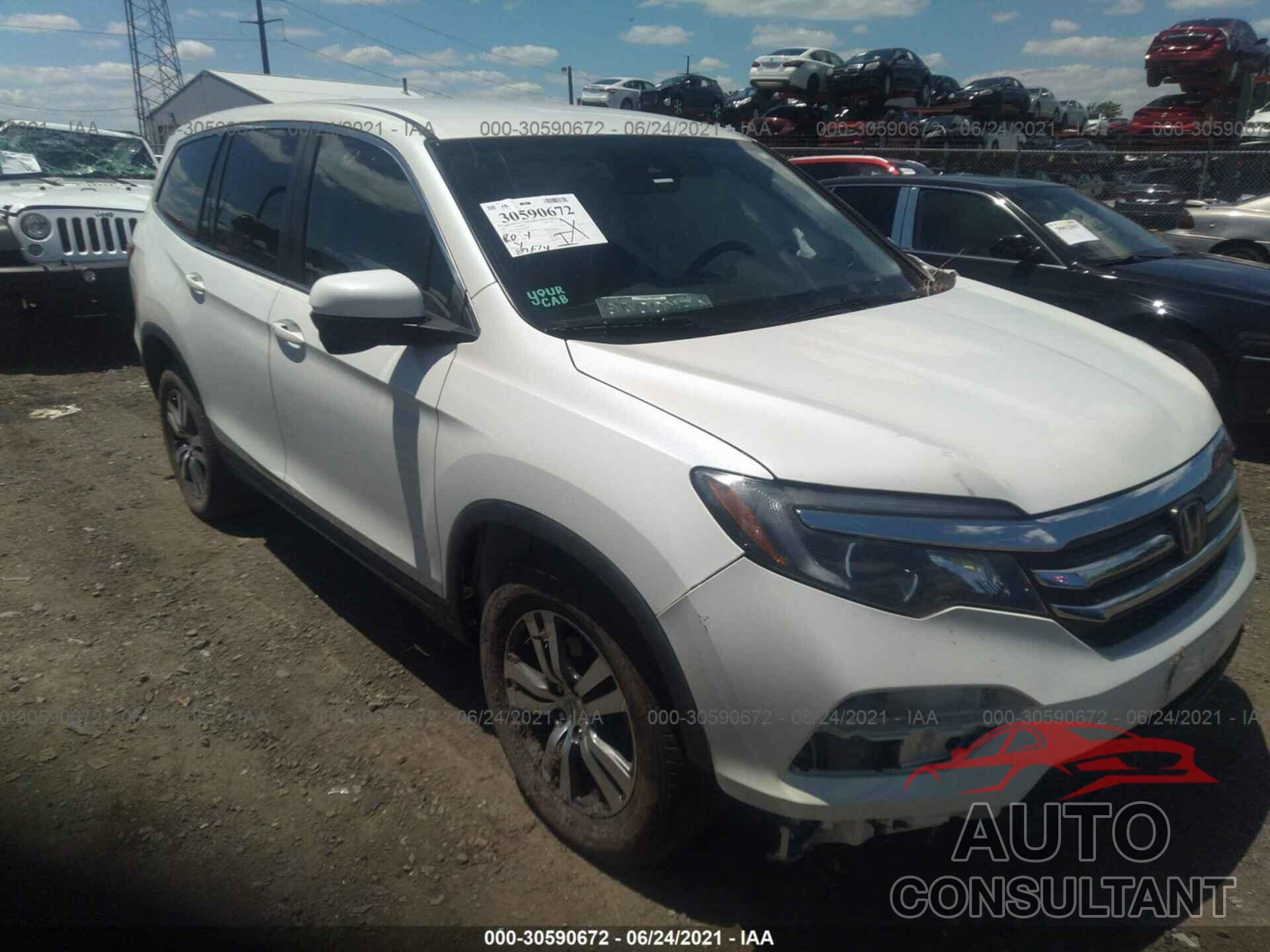 HONDA PILOT 2017 - 5FNYF6H48HB019985