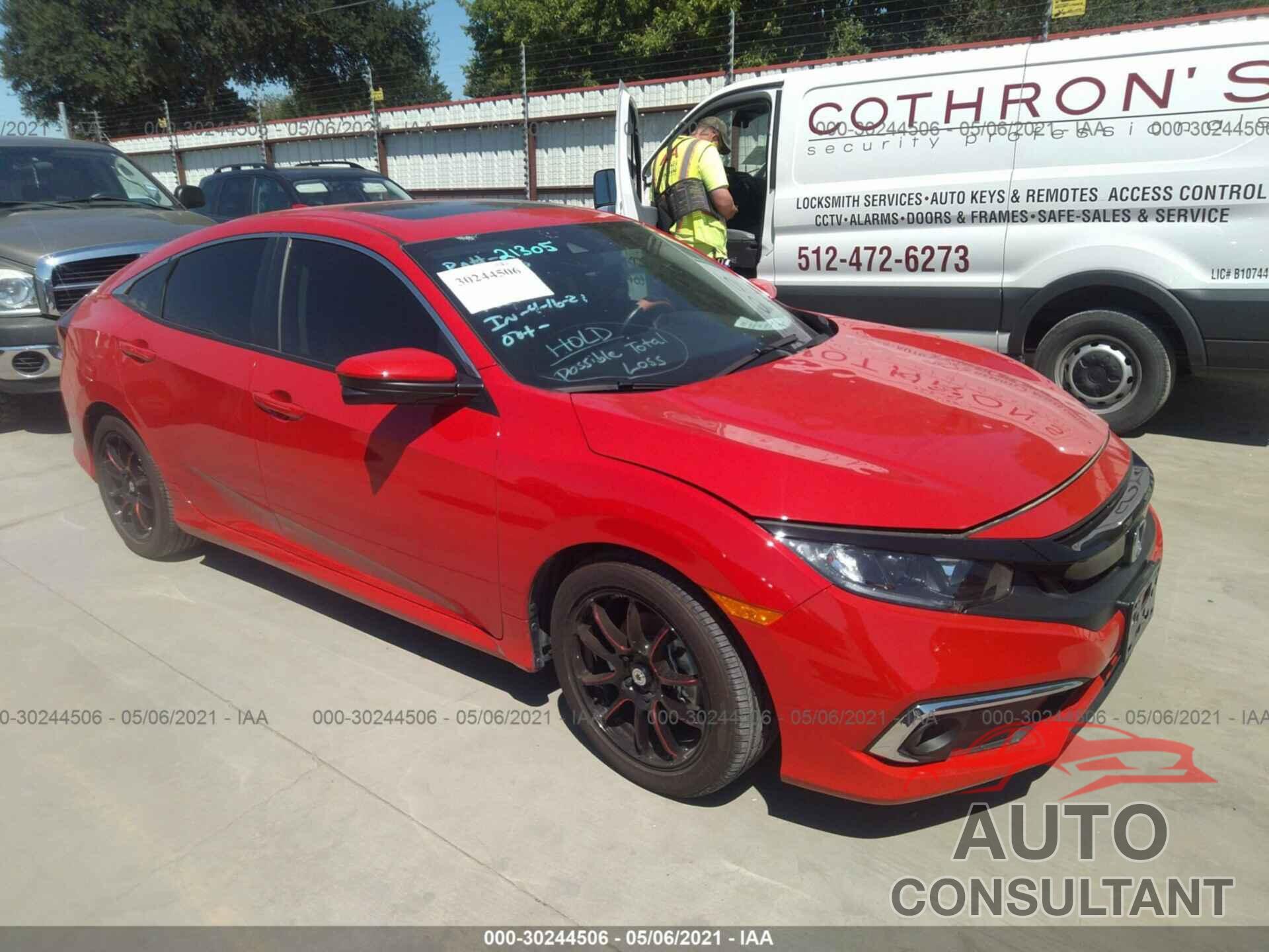 HONDA CIVIC SEDAN 2019 - 2HGFC1F3XKH650107