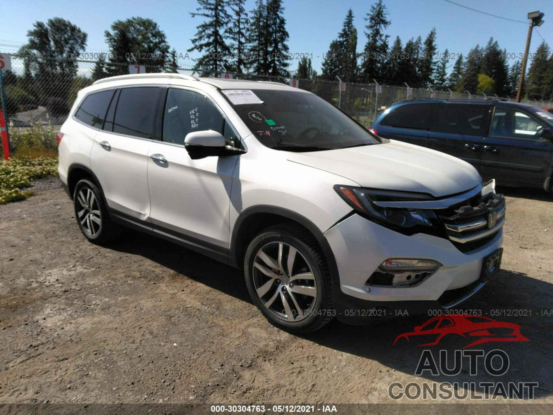 HONDA PILOT 2016 - 5FNYF6H91GB072876