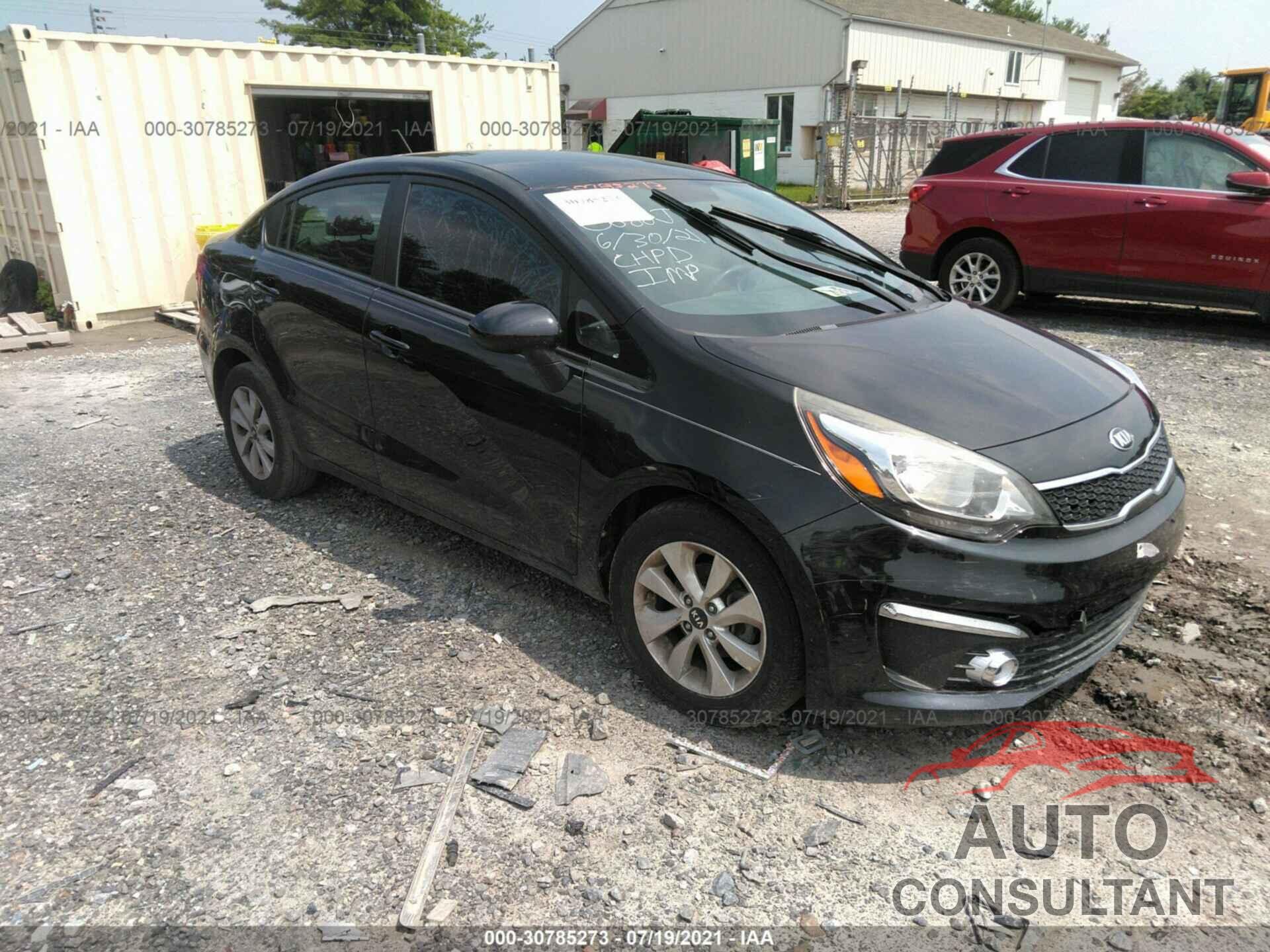 KIA RIO 2016 - KNADN4A39G6588617