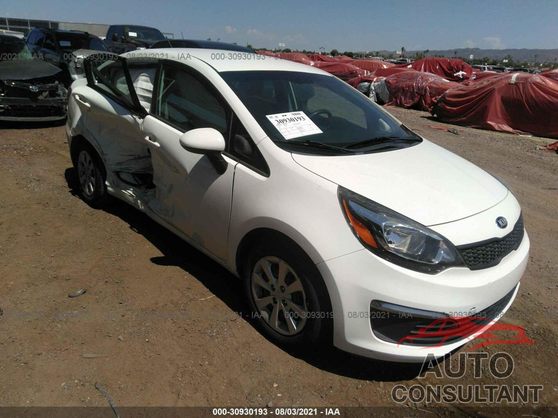 KIA RIO 2016 - KNADM4A36G6604288
