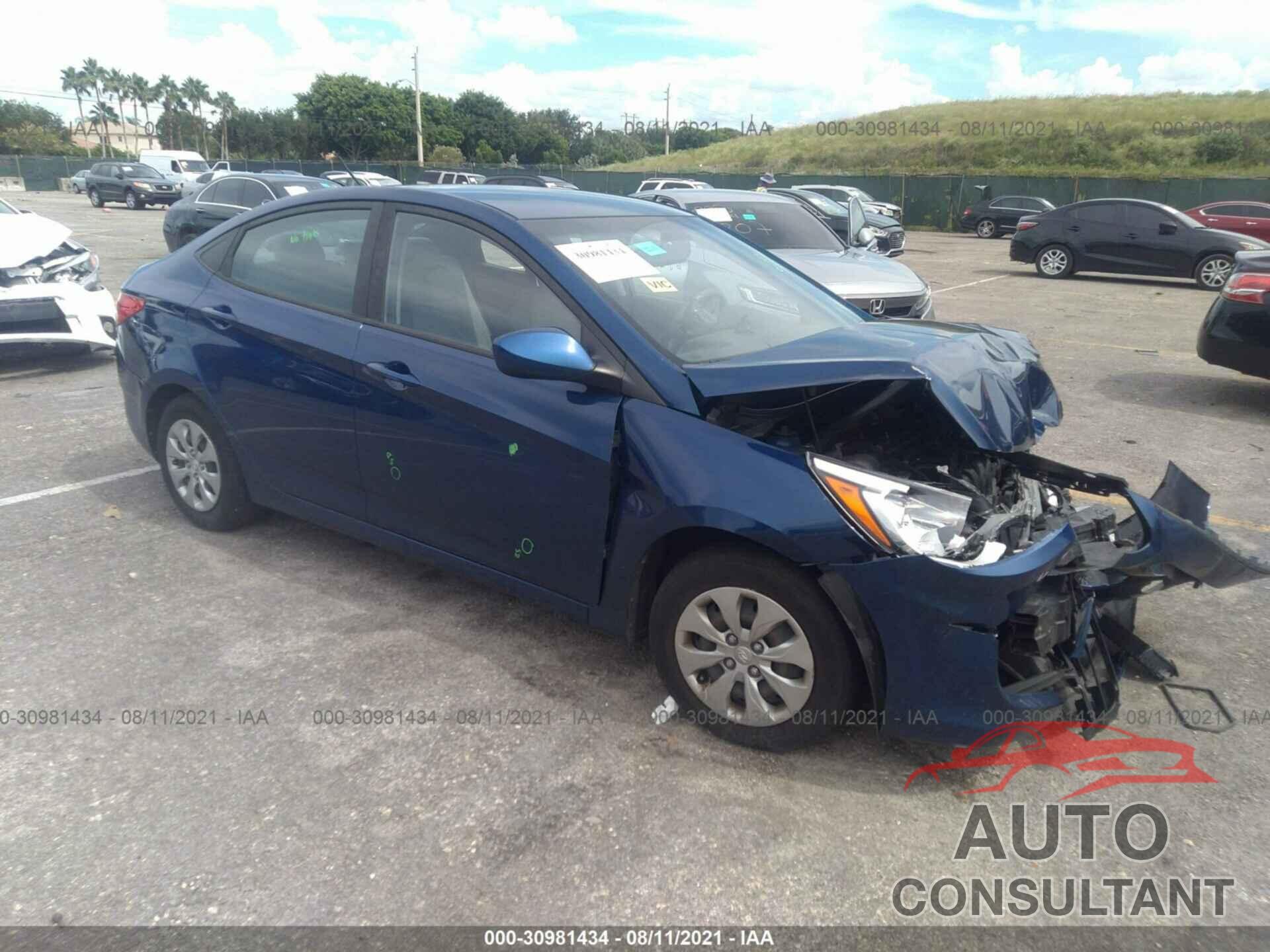 HYUNDAI ACCENT 2016 - KMHCT4AE9GU106595