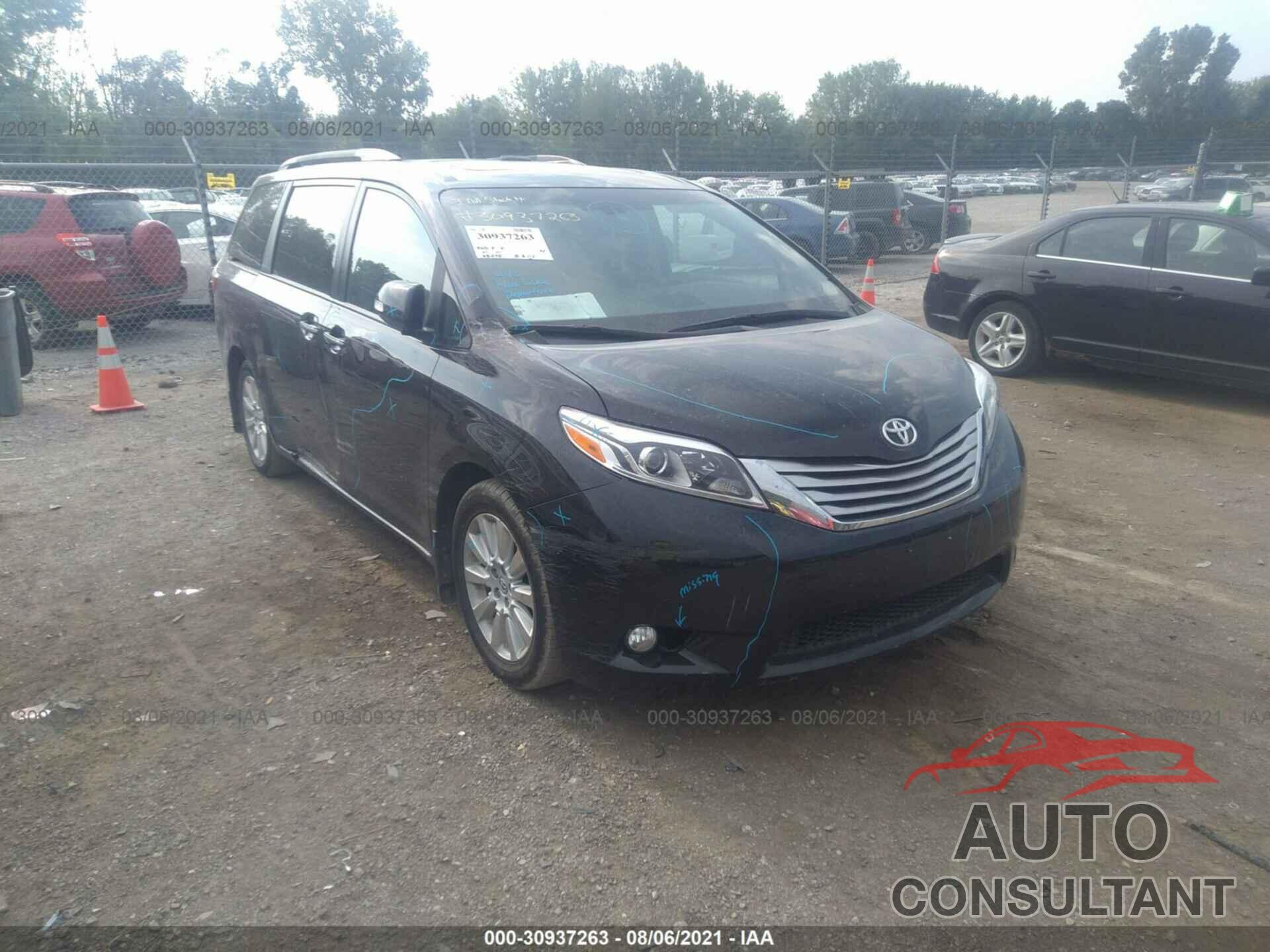 TOYOTA SIENNA 2016 - 5TDYK3DC3GS756173