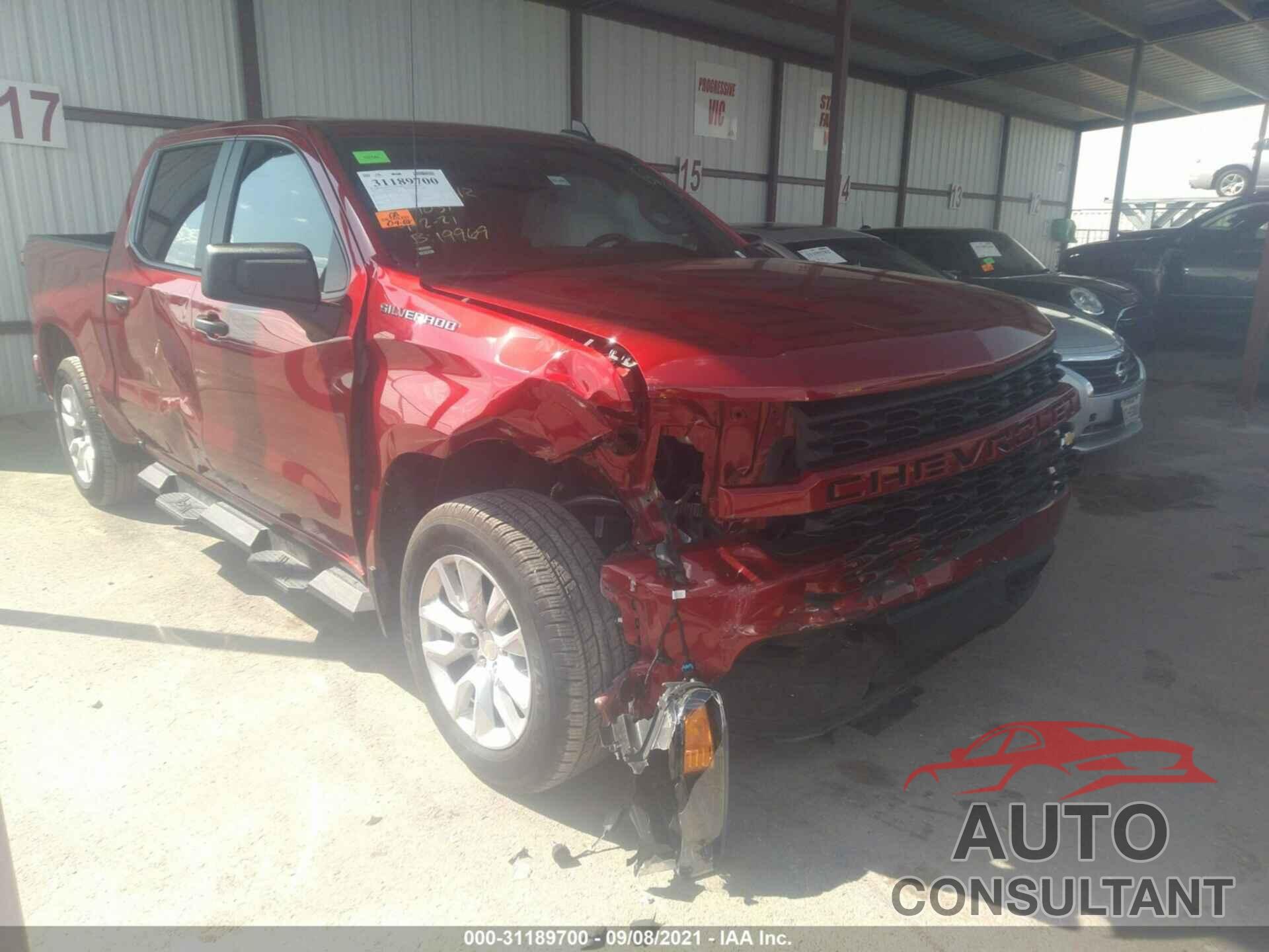 CHEVROLET SILVERADO 1500 2021 - 1GCPWBEK4MZ188316