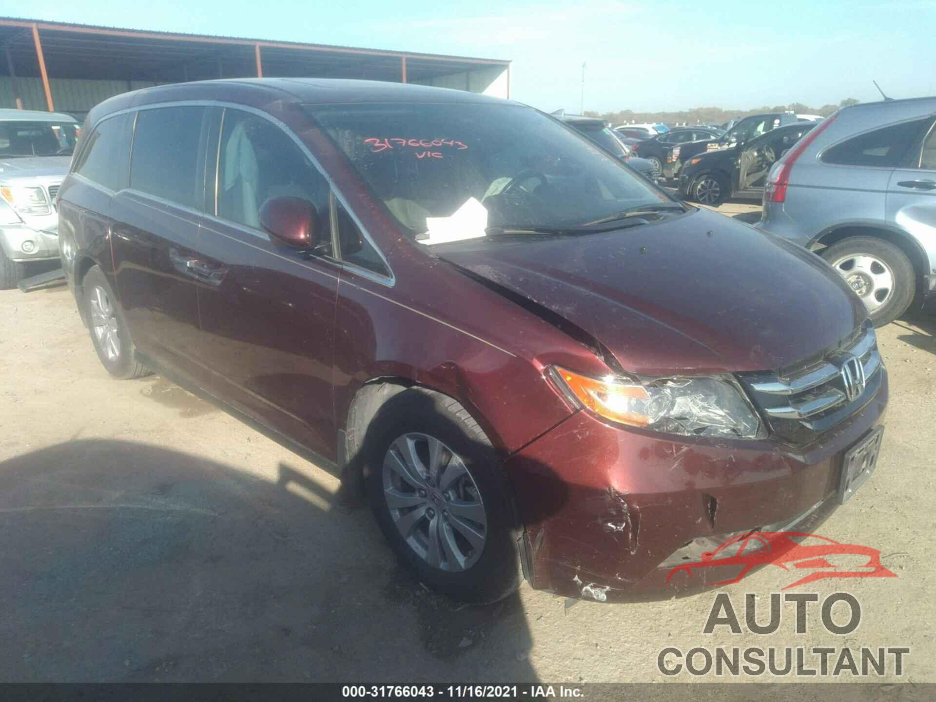 HONDA ODYSSEY 2016 - 5FNRL5H63GB065246