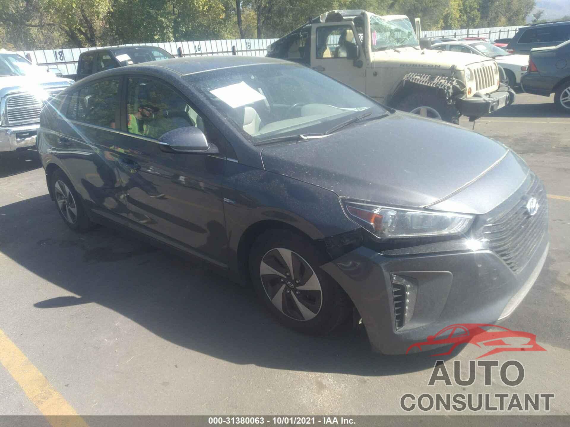 HYUNDAI IONIQ HYBRID 2017 - KMHC75LC6HU026257