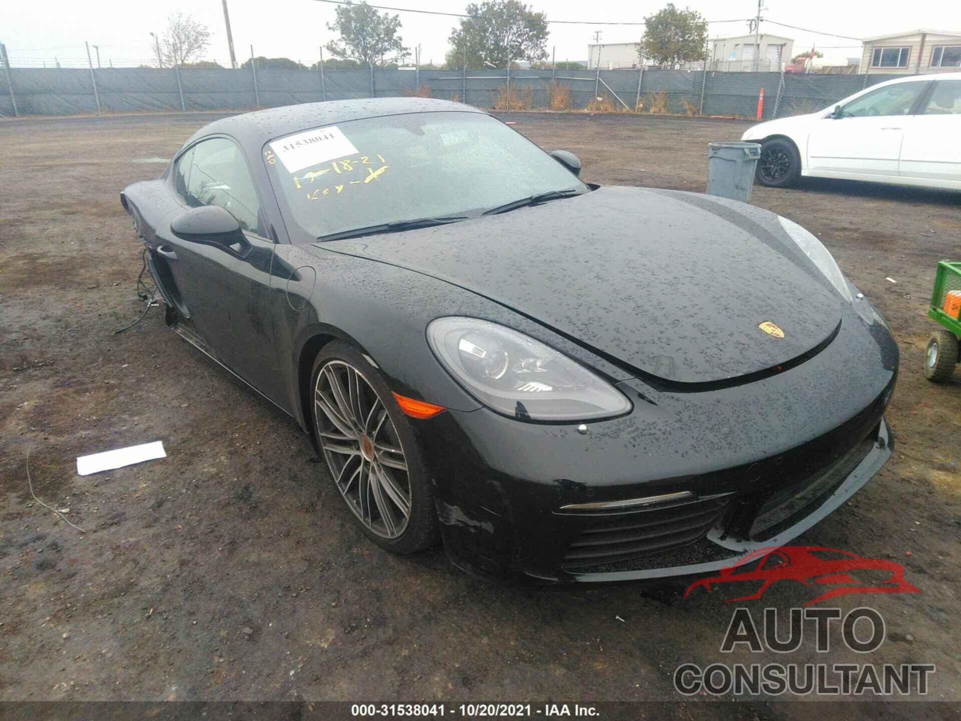 PORSCHE 718 CAYMAN 2021 - WP0AA2A81MS260208