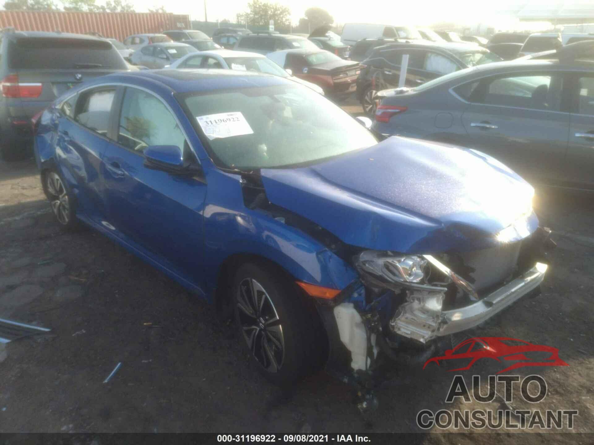 HONDA CIVIC SEDAN 2017 - 2HGFC1F38HH654682