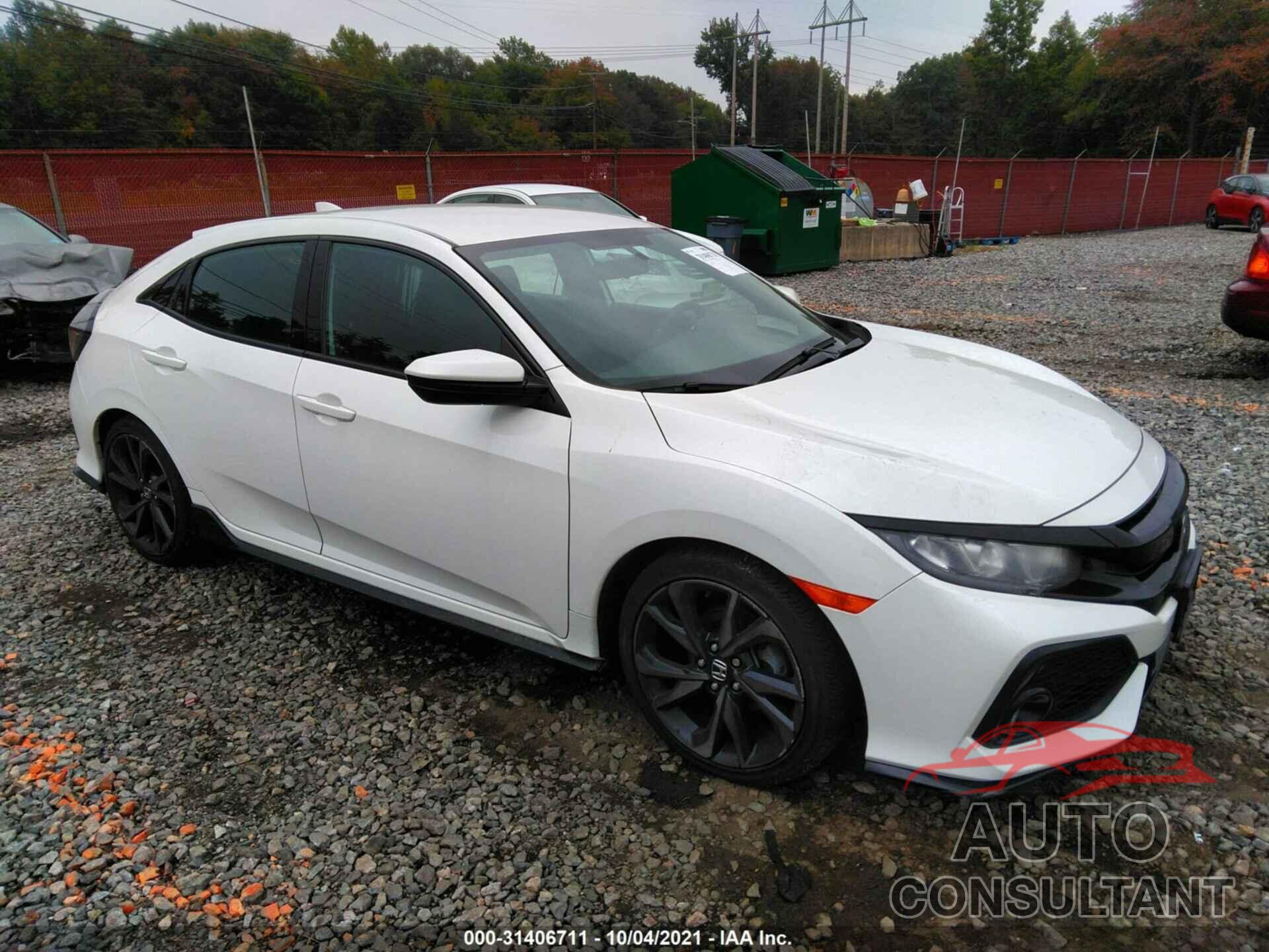 HONDA CIVIC HATCHBACK 2017 - SHHFK7H46HU427456