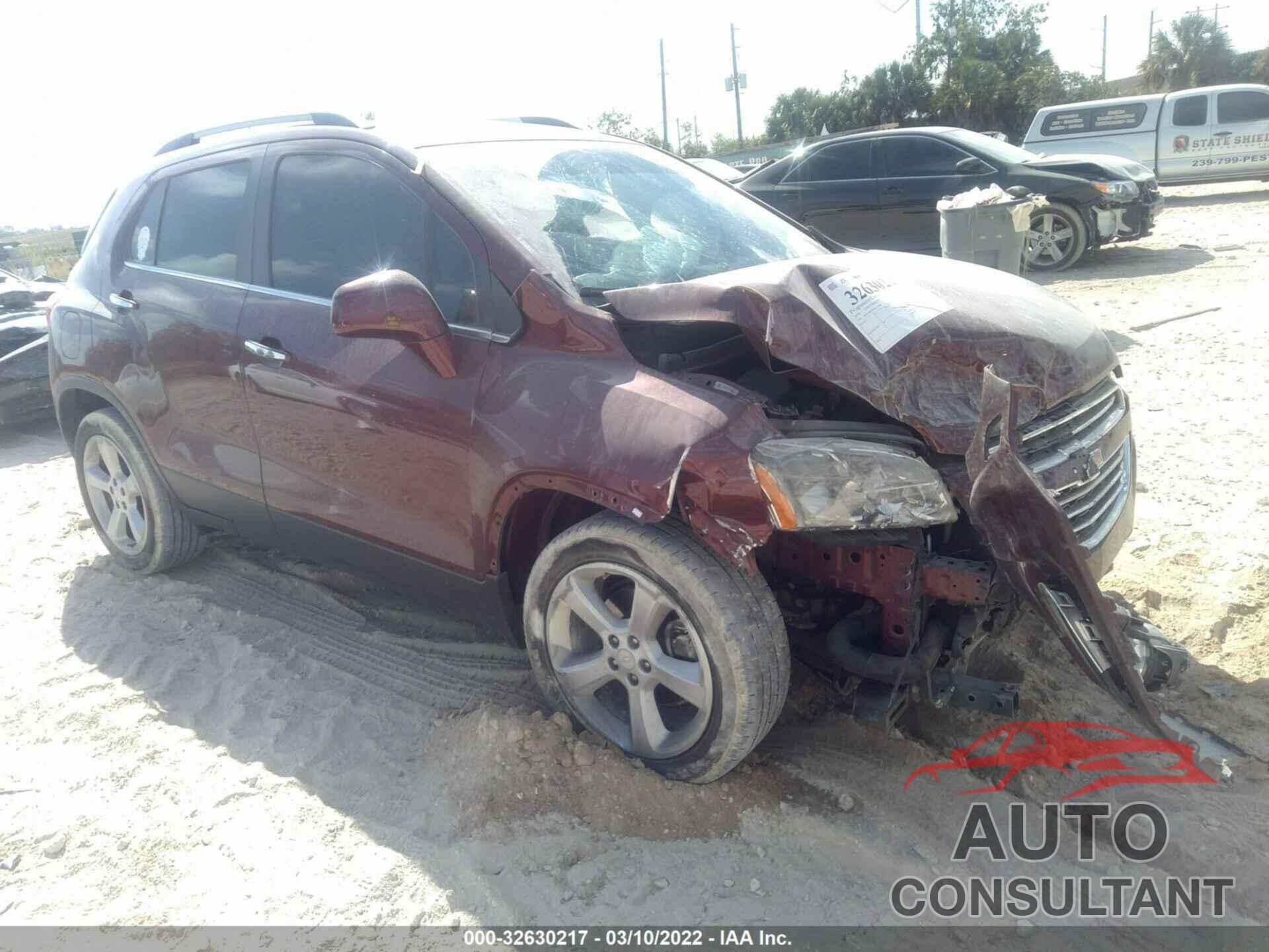 CHEVROLET TRAX 2016 - 3GNCJMSB1GL141082