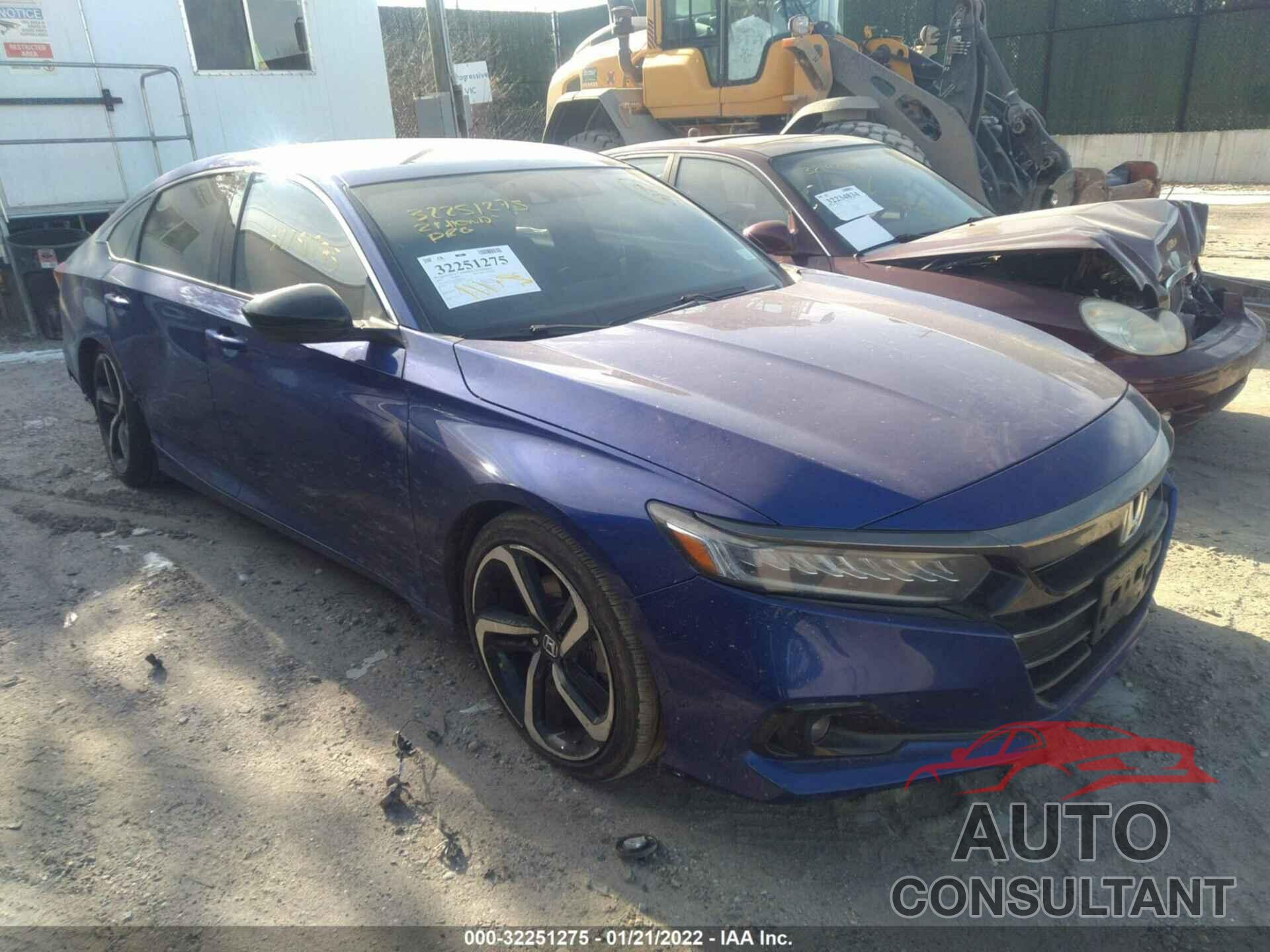 HONDA ACCORD SEDAN 2021 - 1HGCV1F34MA094763