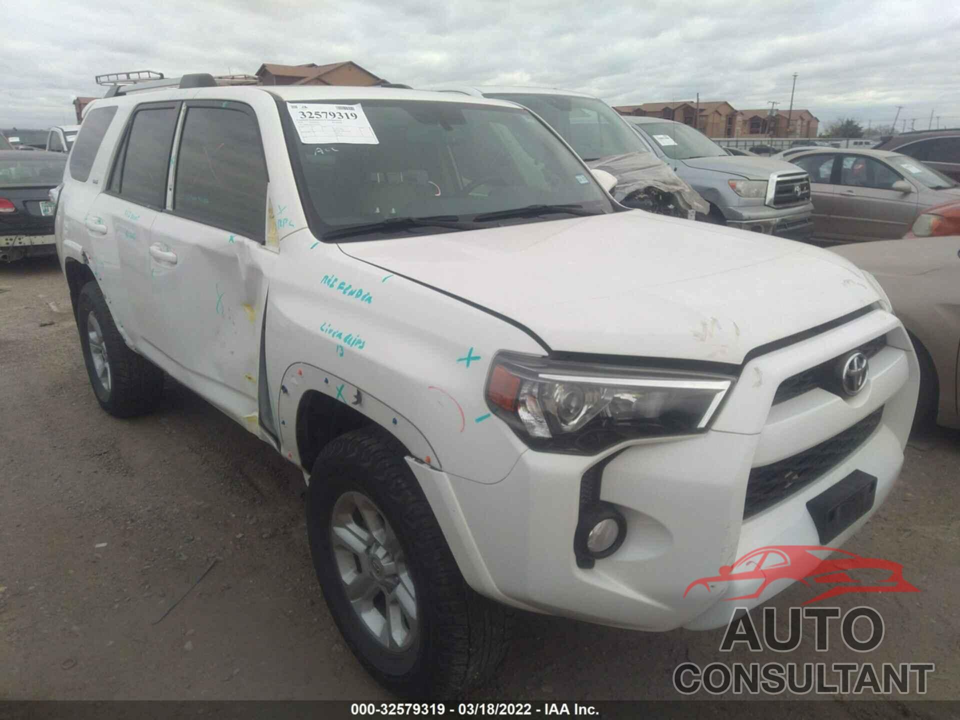 TOYOTA 4RUNNER 2019 - JTEBU5JR5K5643694