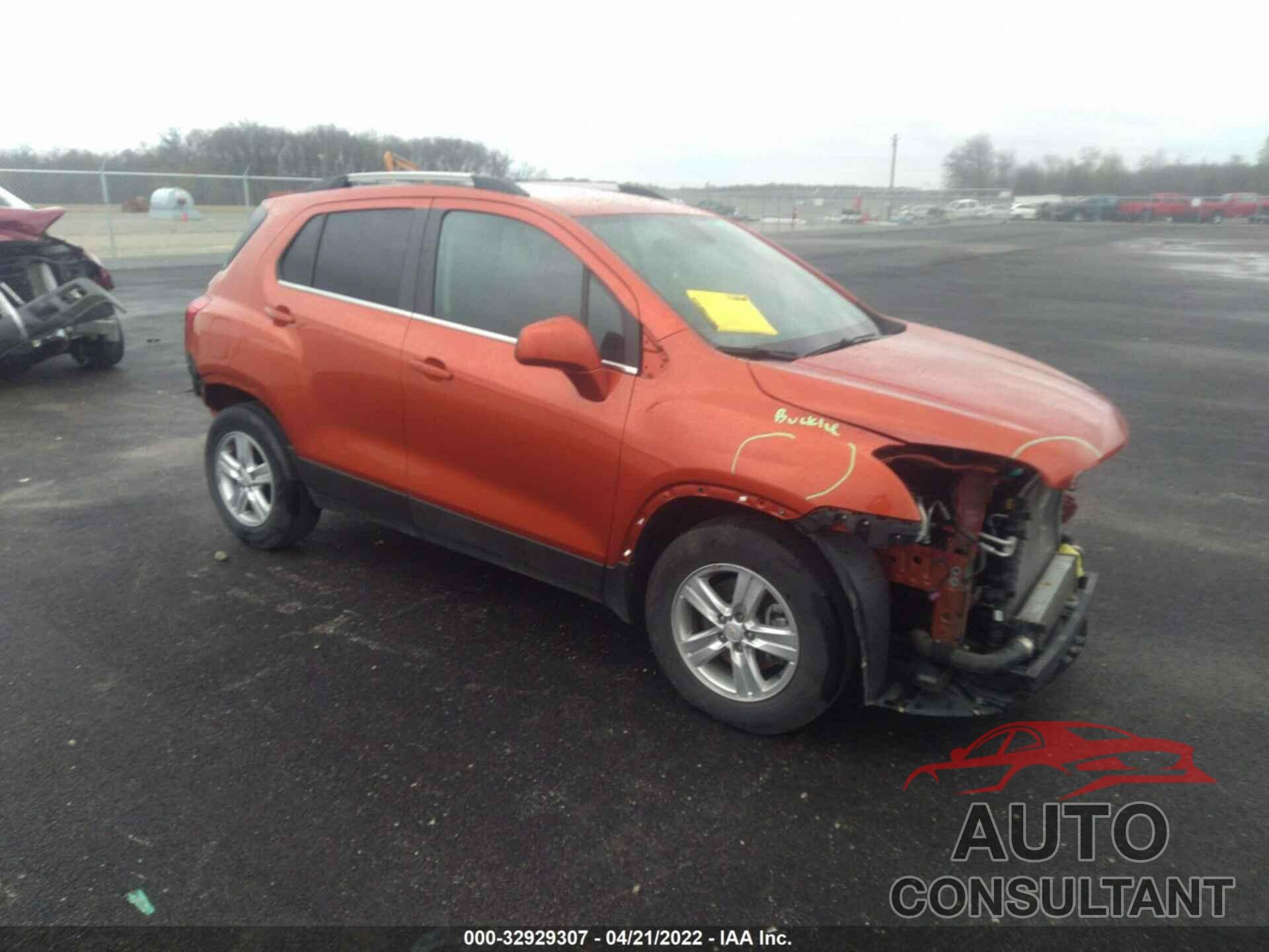 CHEVROLET TRAX 2016 - KL7CJLSB7GB655326