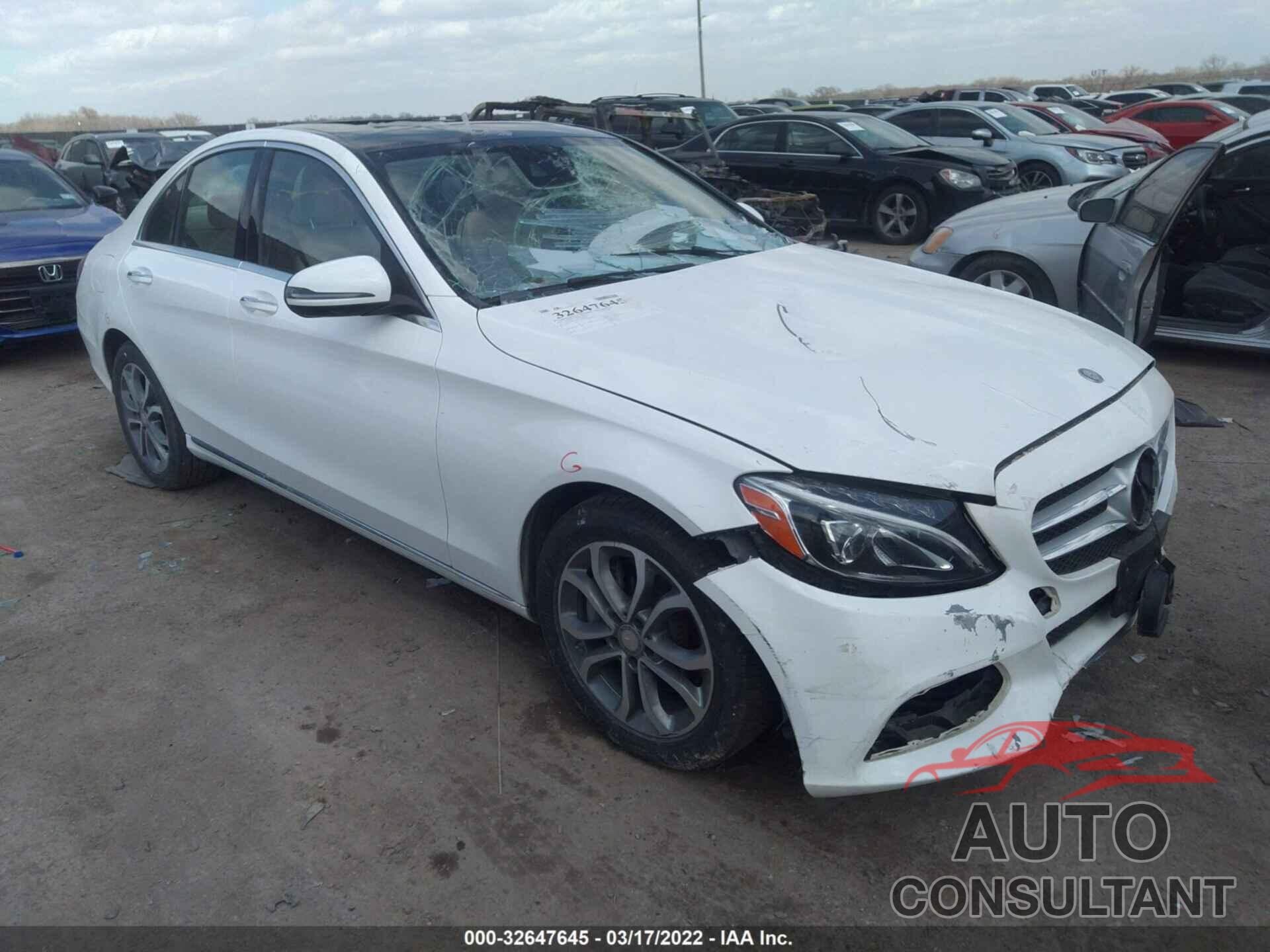 MERCEDES-BENZ C-CLASS 2016 - WDDWF4KB0GR146425