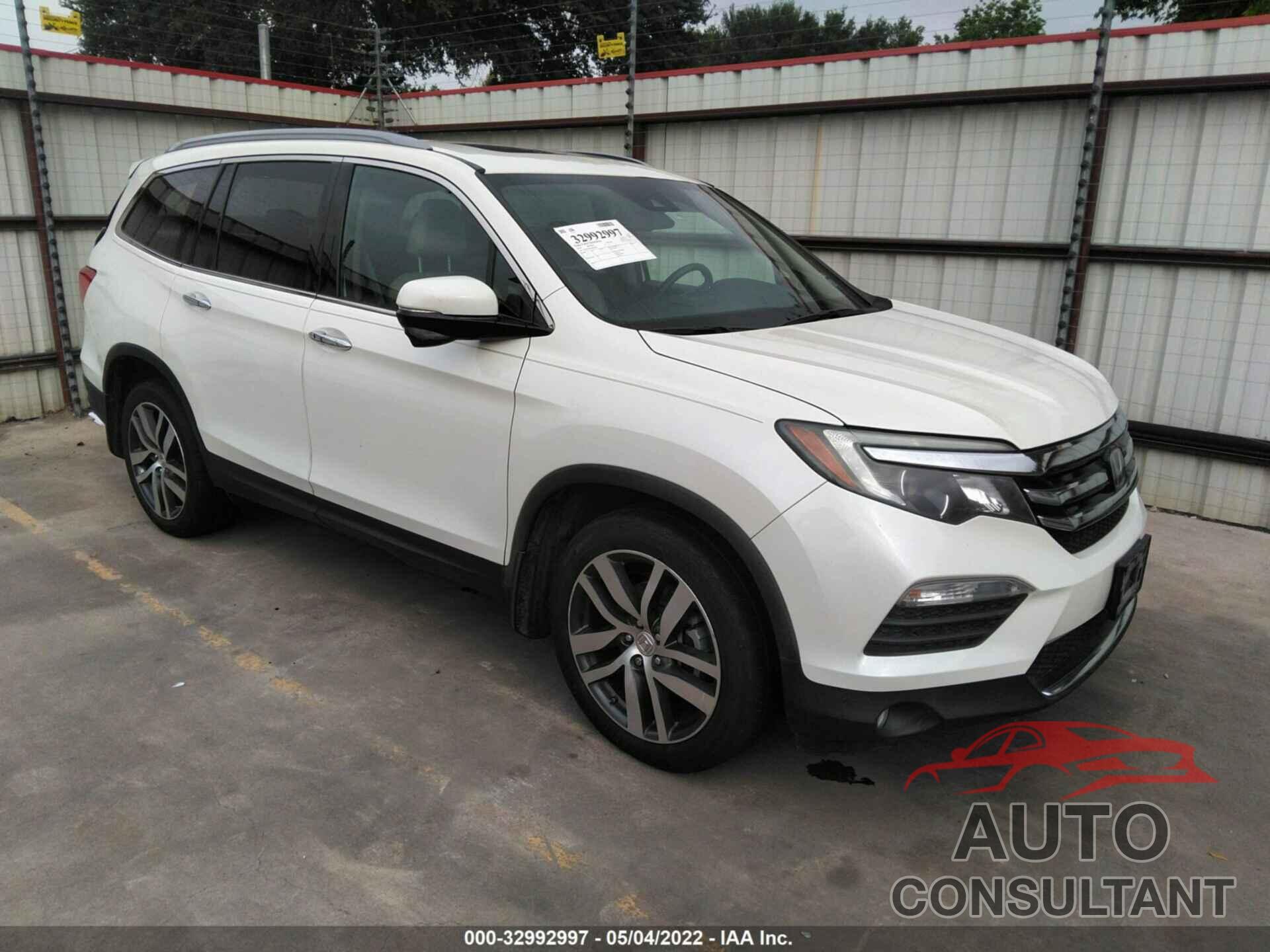 HONDA PILOT 2016 - 5FNYF5H98GB030585
