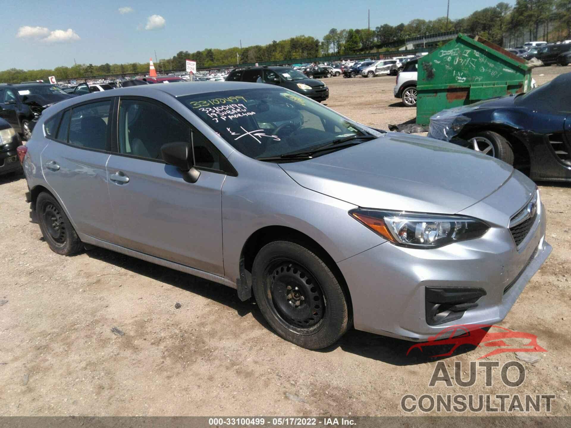 SUBARU IMPREZA 2019 - 4S3GTAB68K3717079