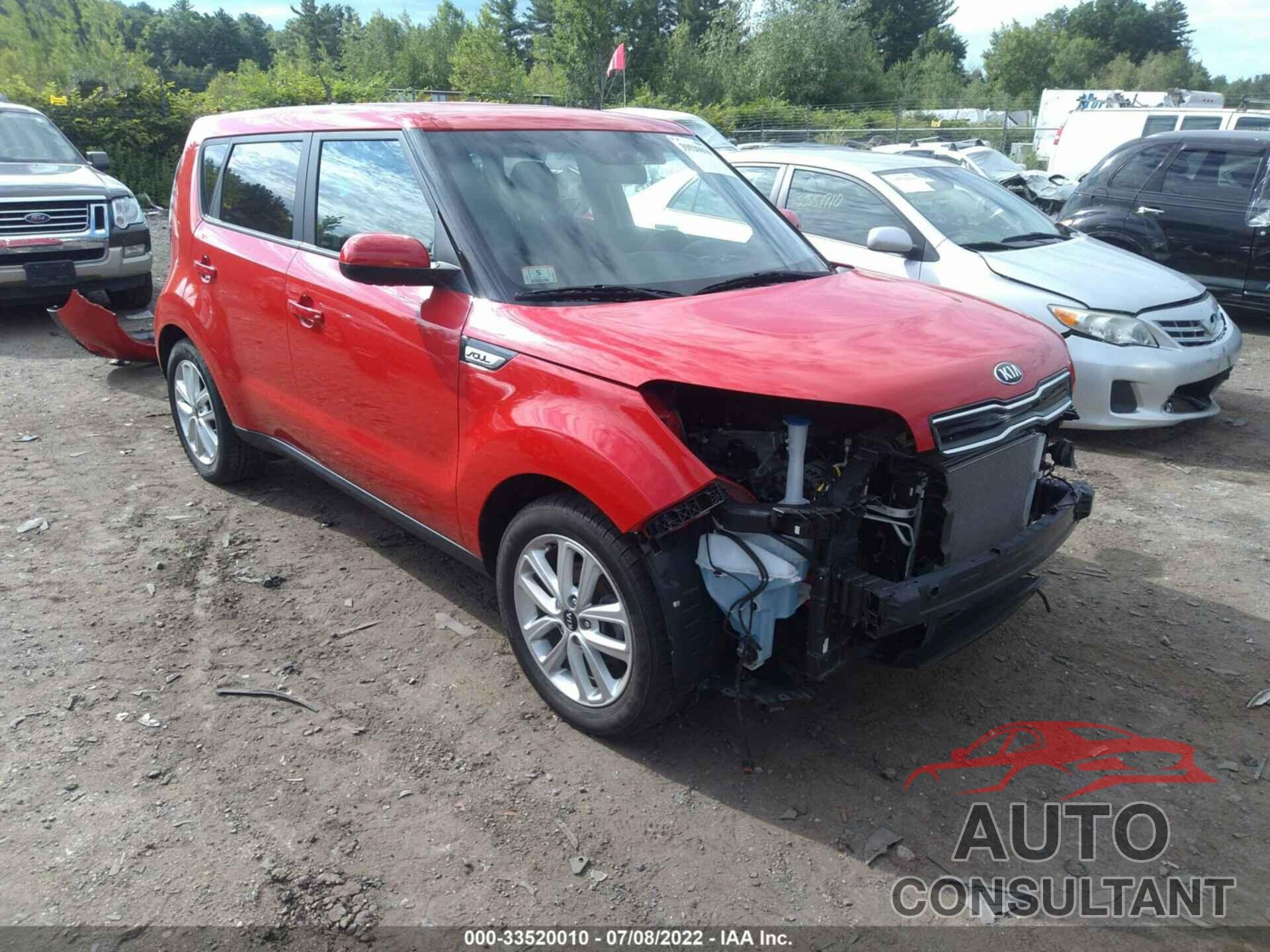 KIA SOUL 2019 - KNDJP3A59K7024299