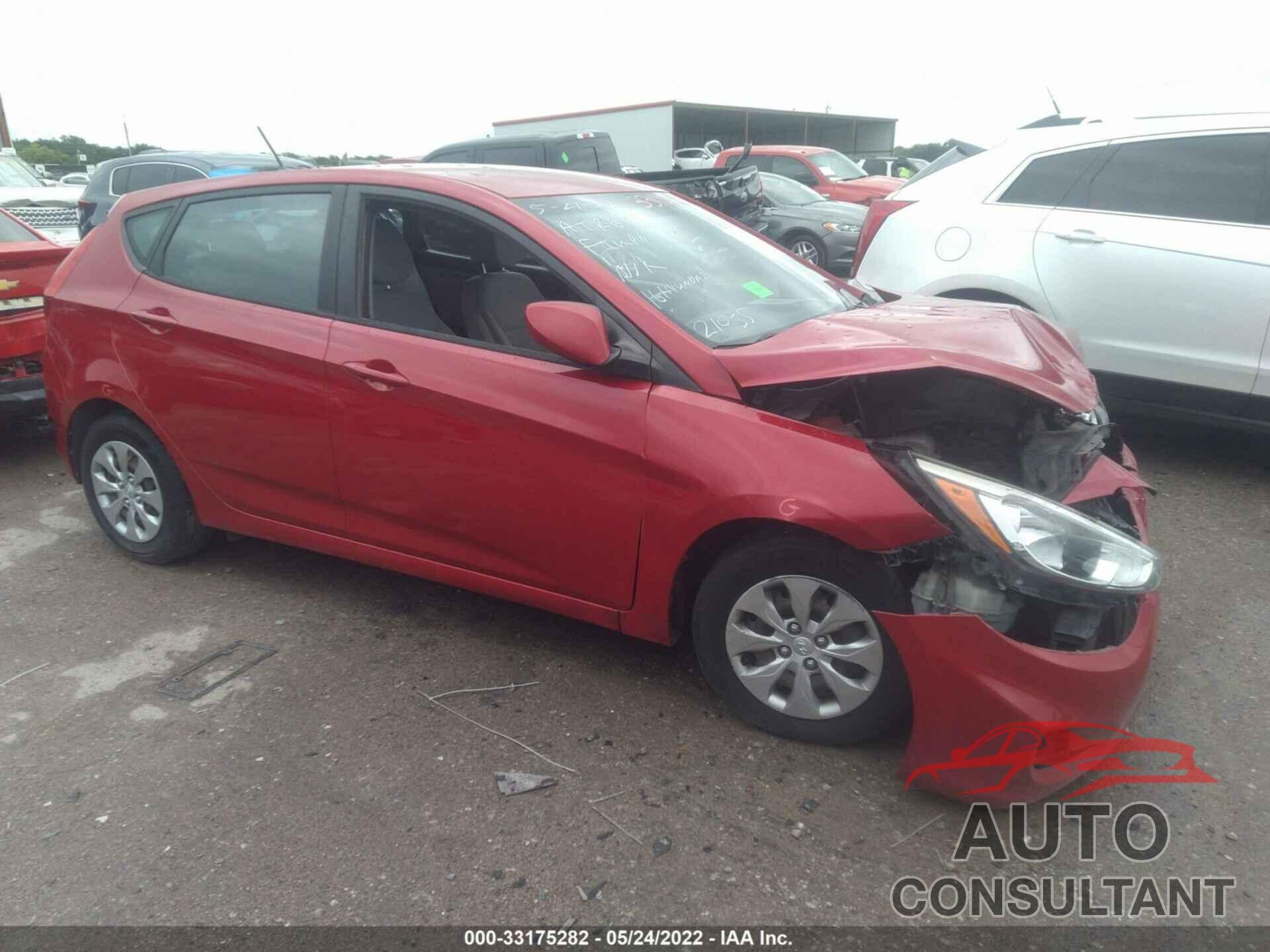 HYUNDAI ACCENT 2016 - KMHCT5AE8GU255733