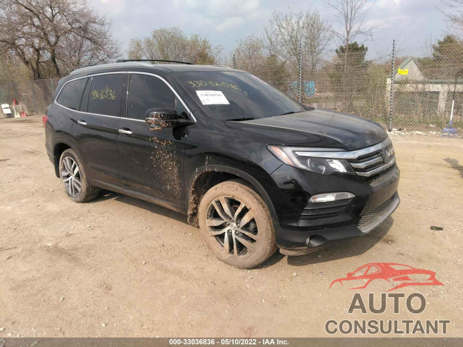 HONDA PILOT 2017 - 5FNYF6H96HB101533