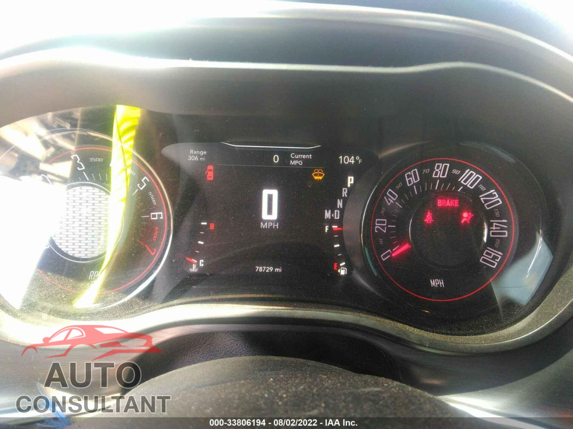 DODGE CHALLENGER 2017 - 2C3CDZAG9HH640527
